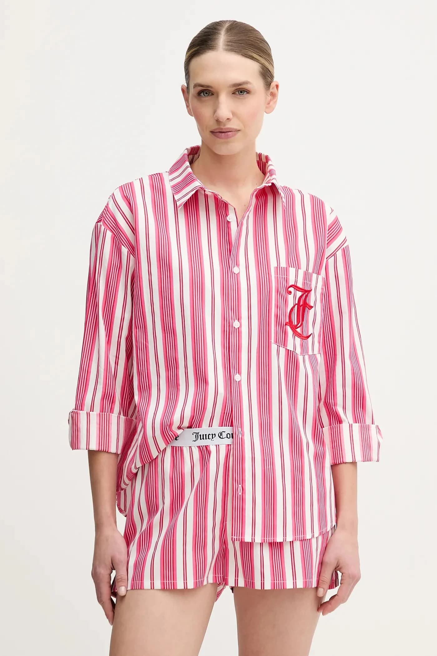 Хлопковая пижамная рубашка