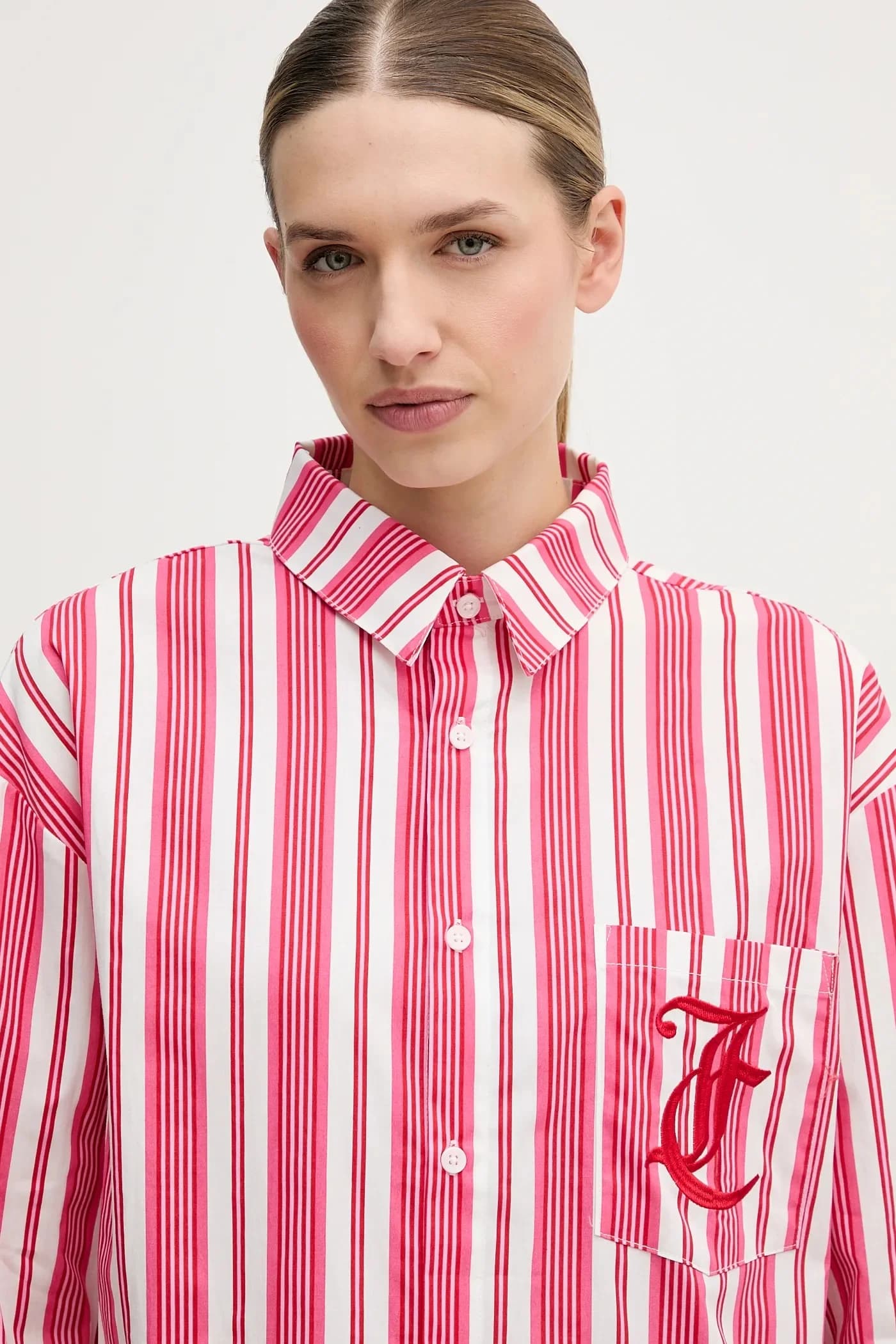 Хлопковая пижамная рубашка - фото 4