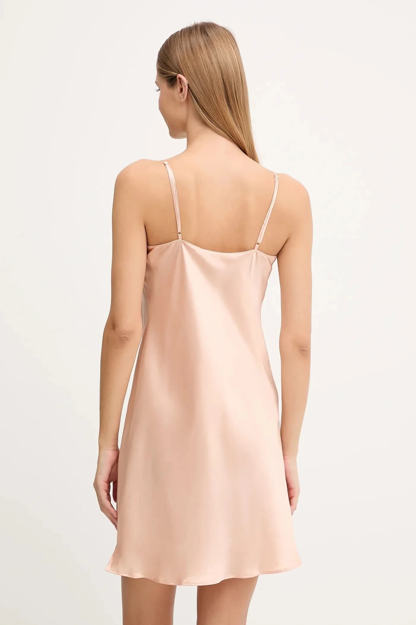 Шелковая ночная рубашка - фото 2