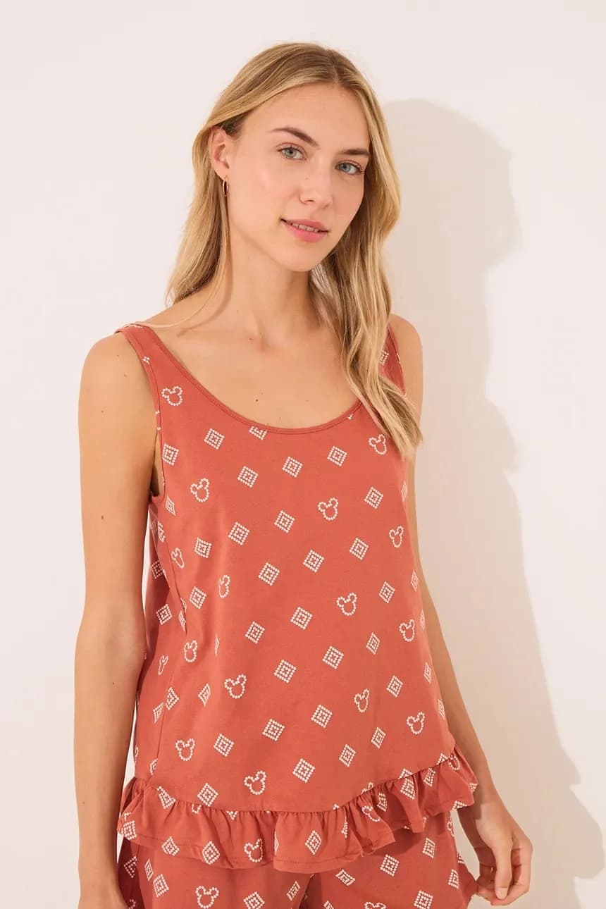 Хлопковая пижама с Микки Маусом - фото 2