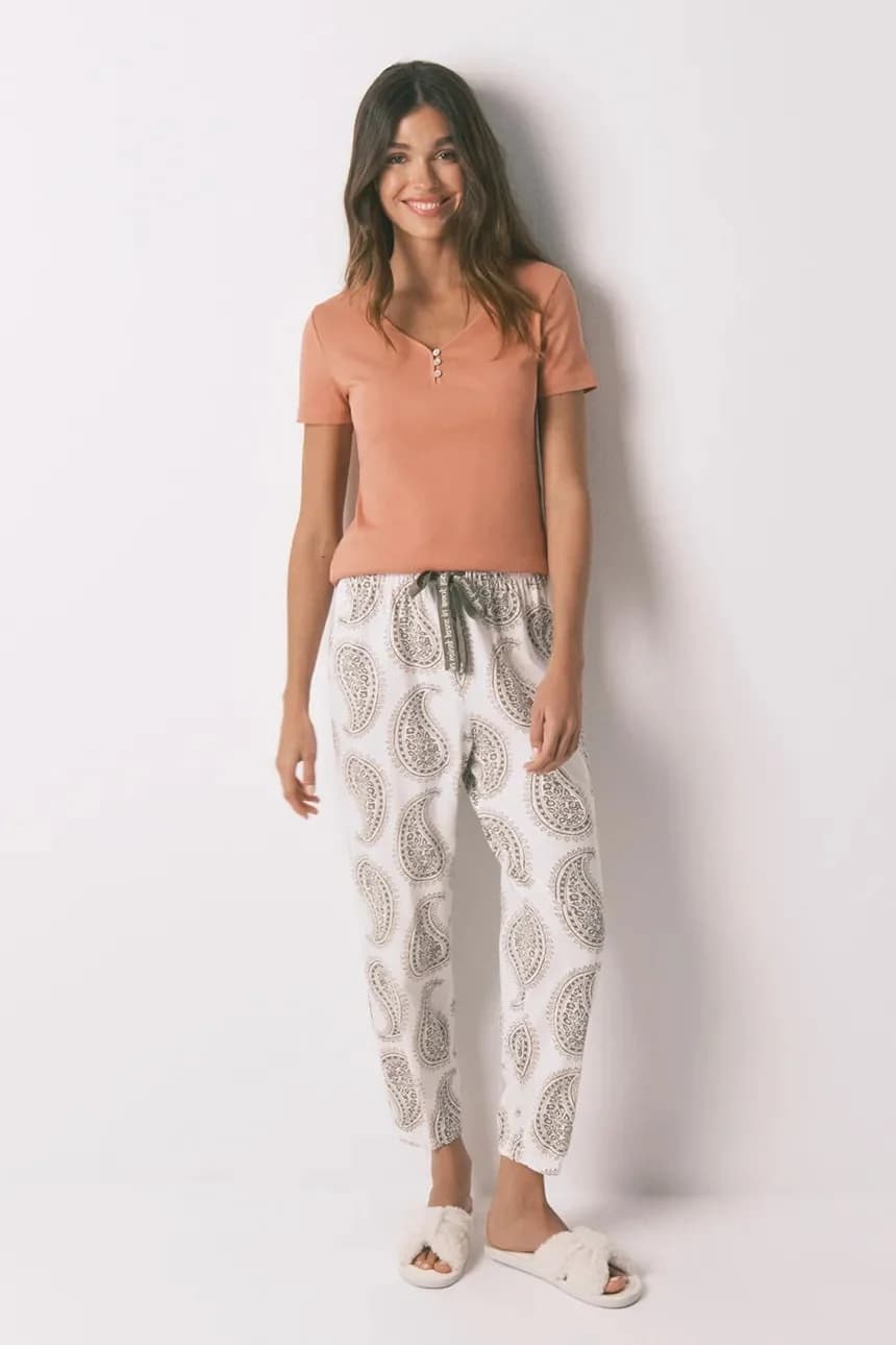 Пижамная футболка - фото 3