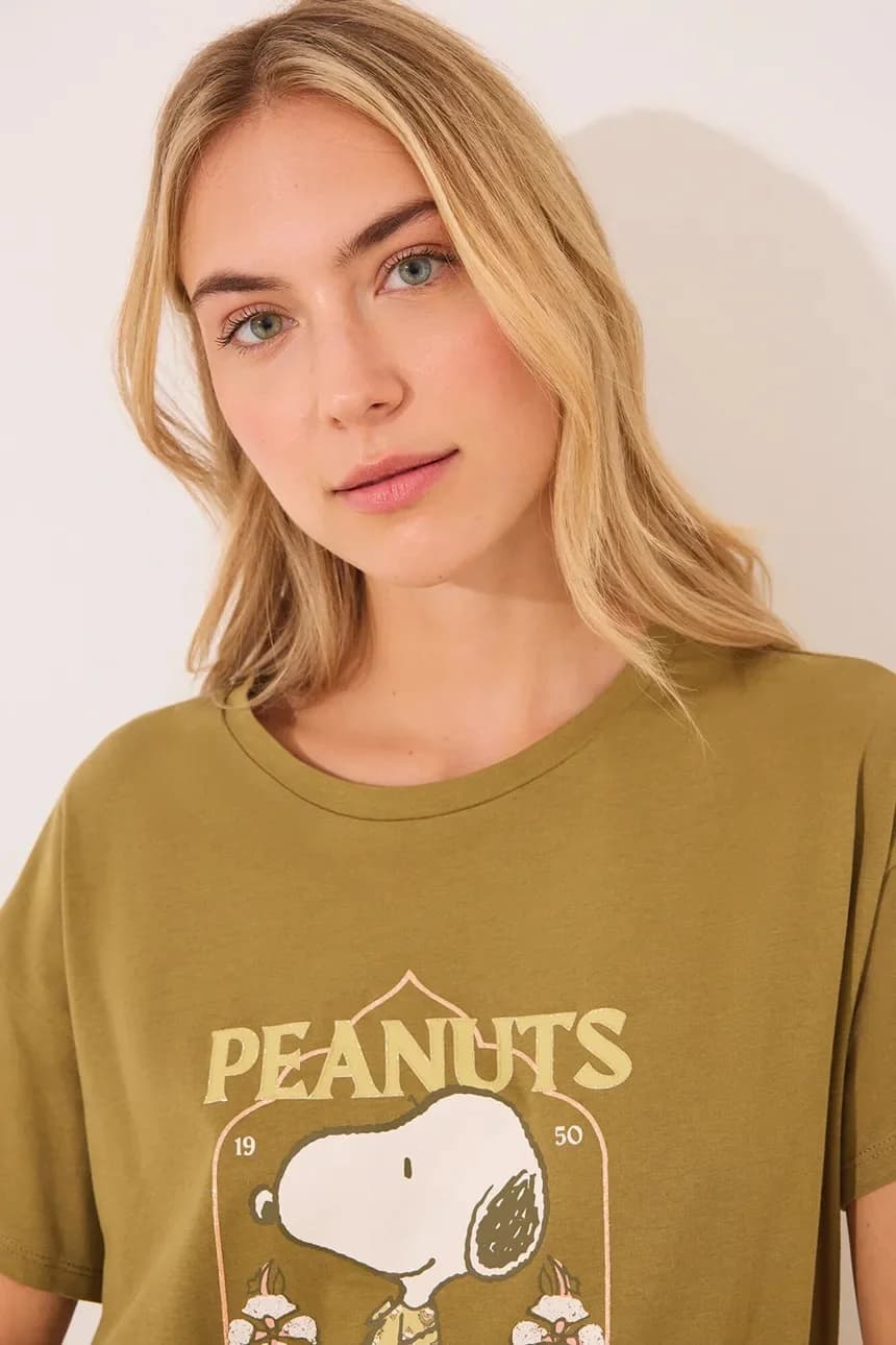 SNOOPY хлопковая пижама - фото 3