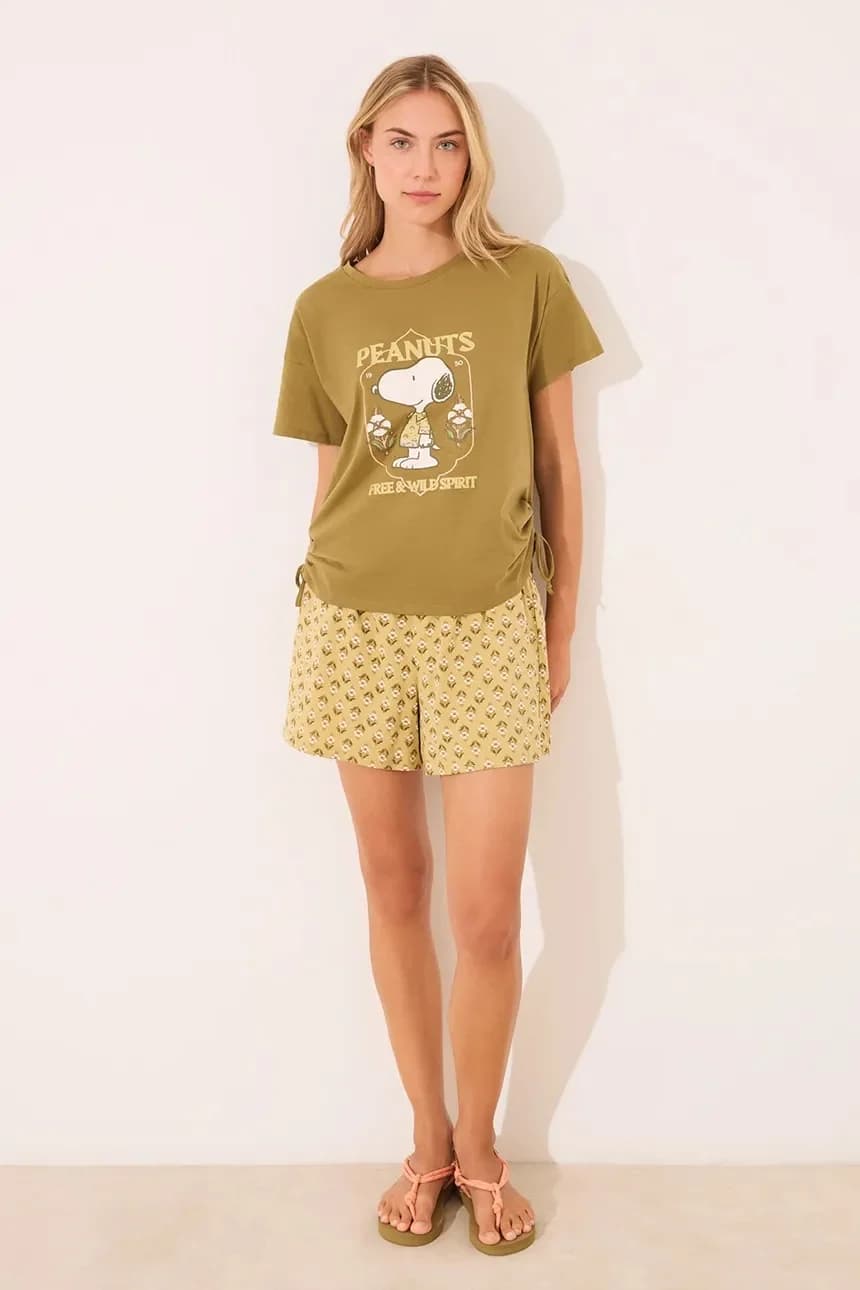 SNOOPY хлопковая пижама - фото 6