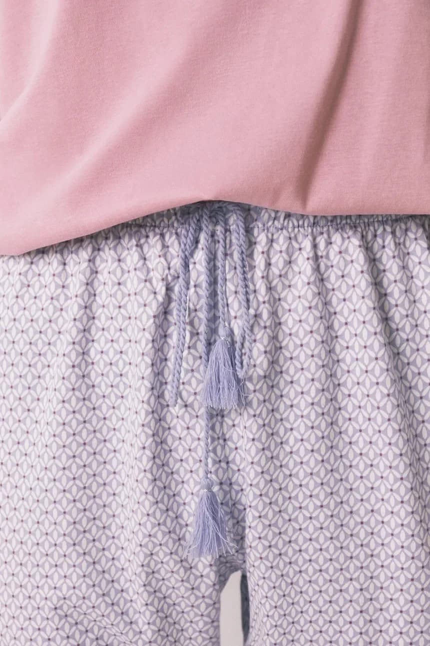 Хлопковые пижамные штаны - фото 2