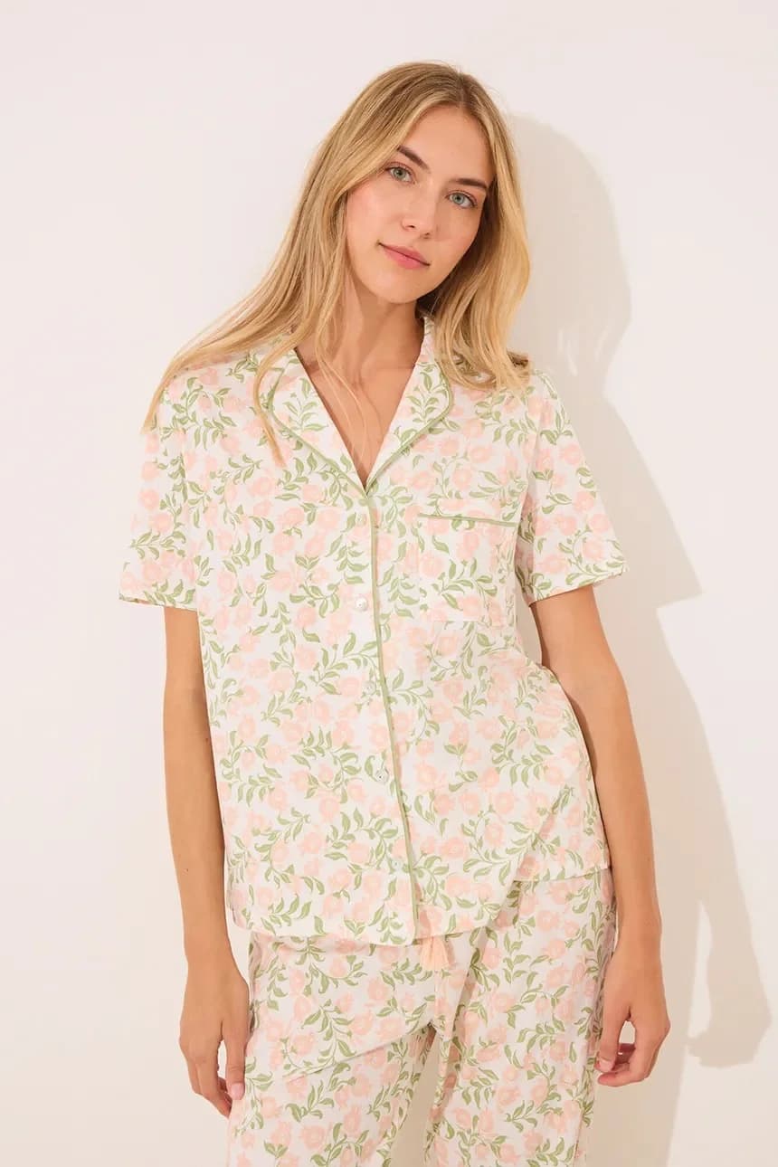 женская секретная хлопковая пижама - фото 2