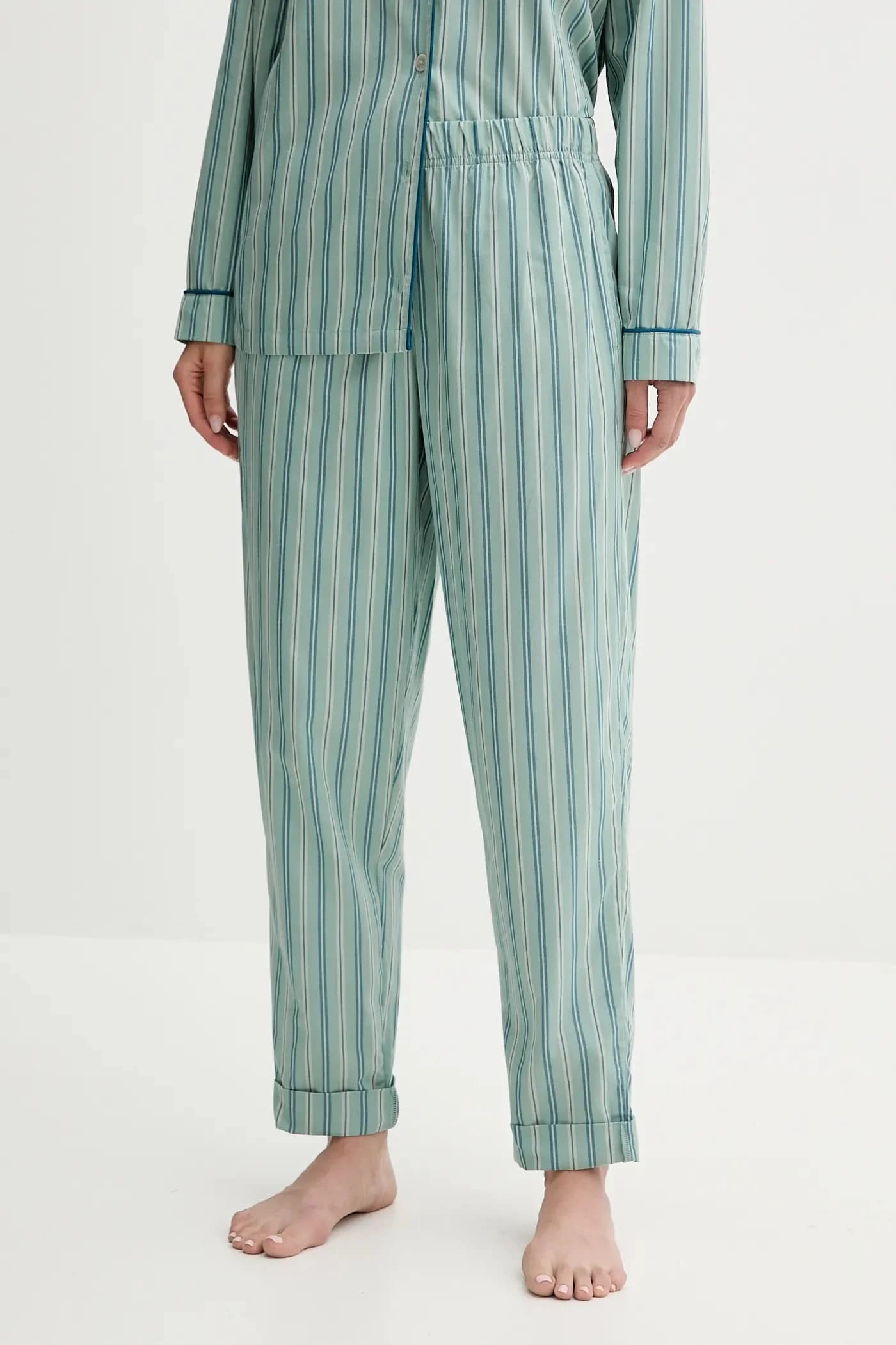 Хлопковые пижамные штаны