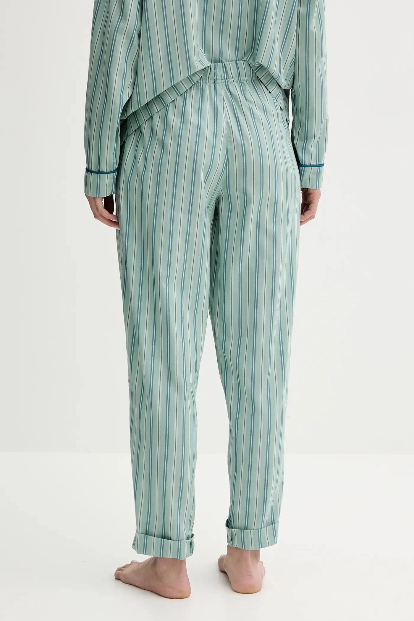 Хлопковые пижамные штаны - фото 3