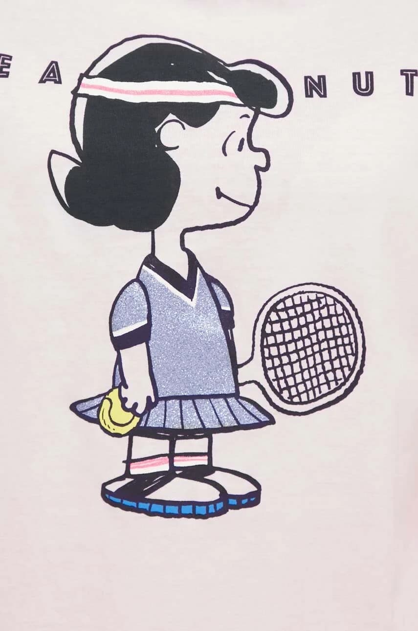 Хлопковая пижамная футболка x Peanuts - фото 5