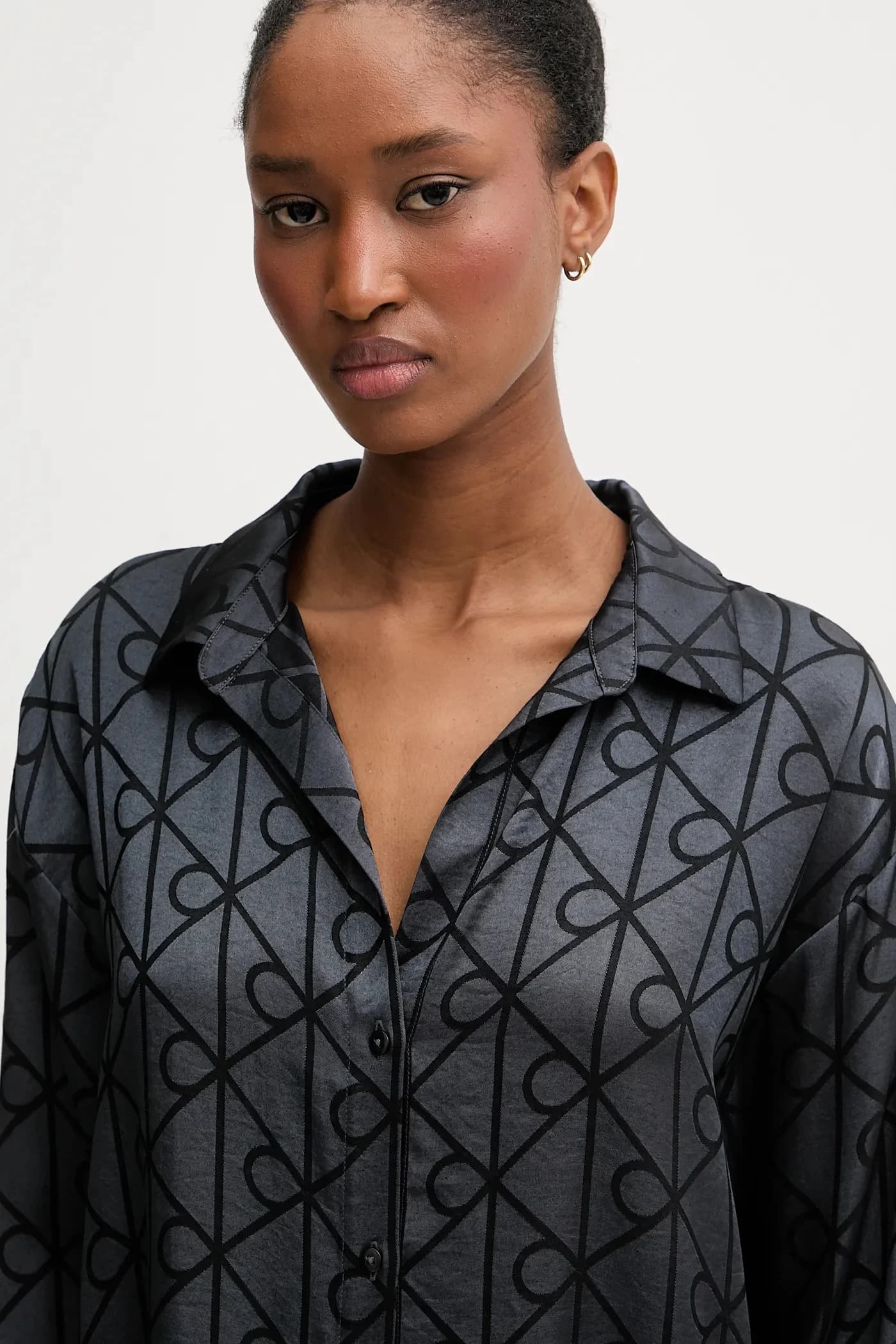 Пижамная рубашка Calvin Klein Underwear - фото 4