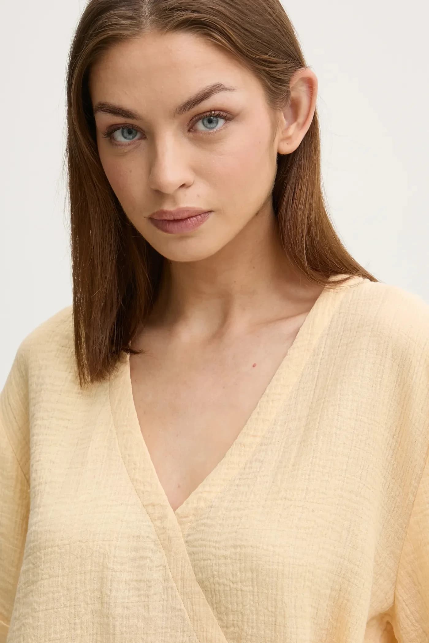 Хлопковая пижамная футболка - фото 4