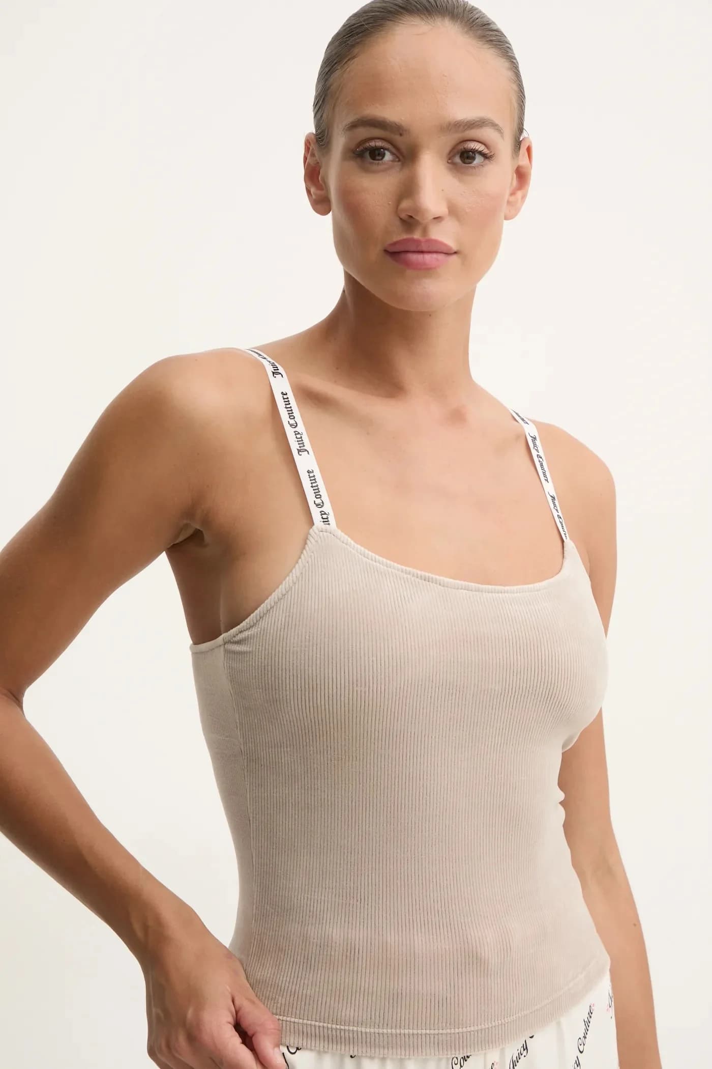 Пижамный топ ELINA RIB VELOR TOP