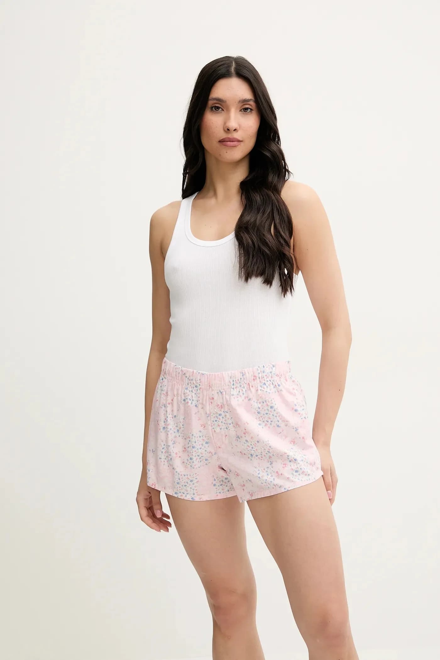 Хлопковые пижамные шорты - фото 2