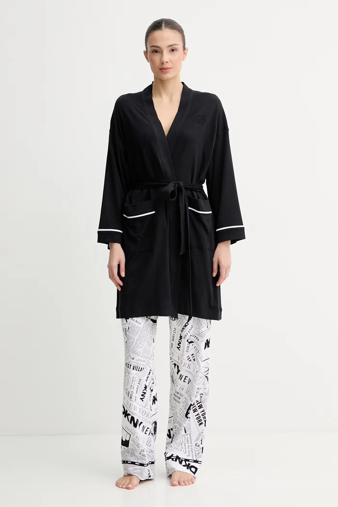 Женский хлопковый халат - фото 2