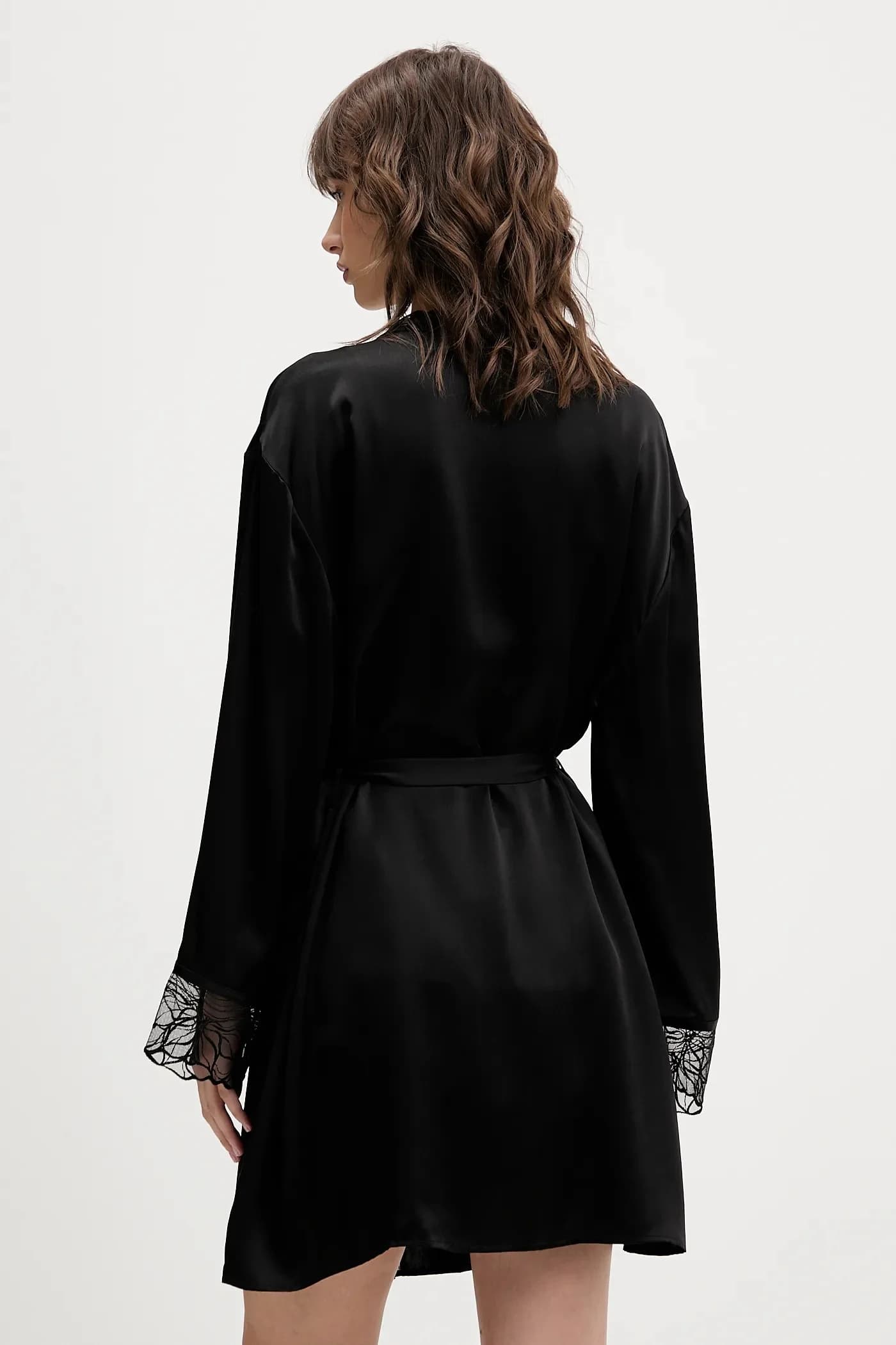 Шелковый халат - фото 3