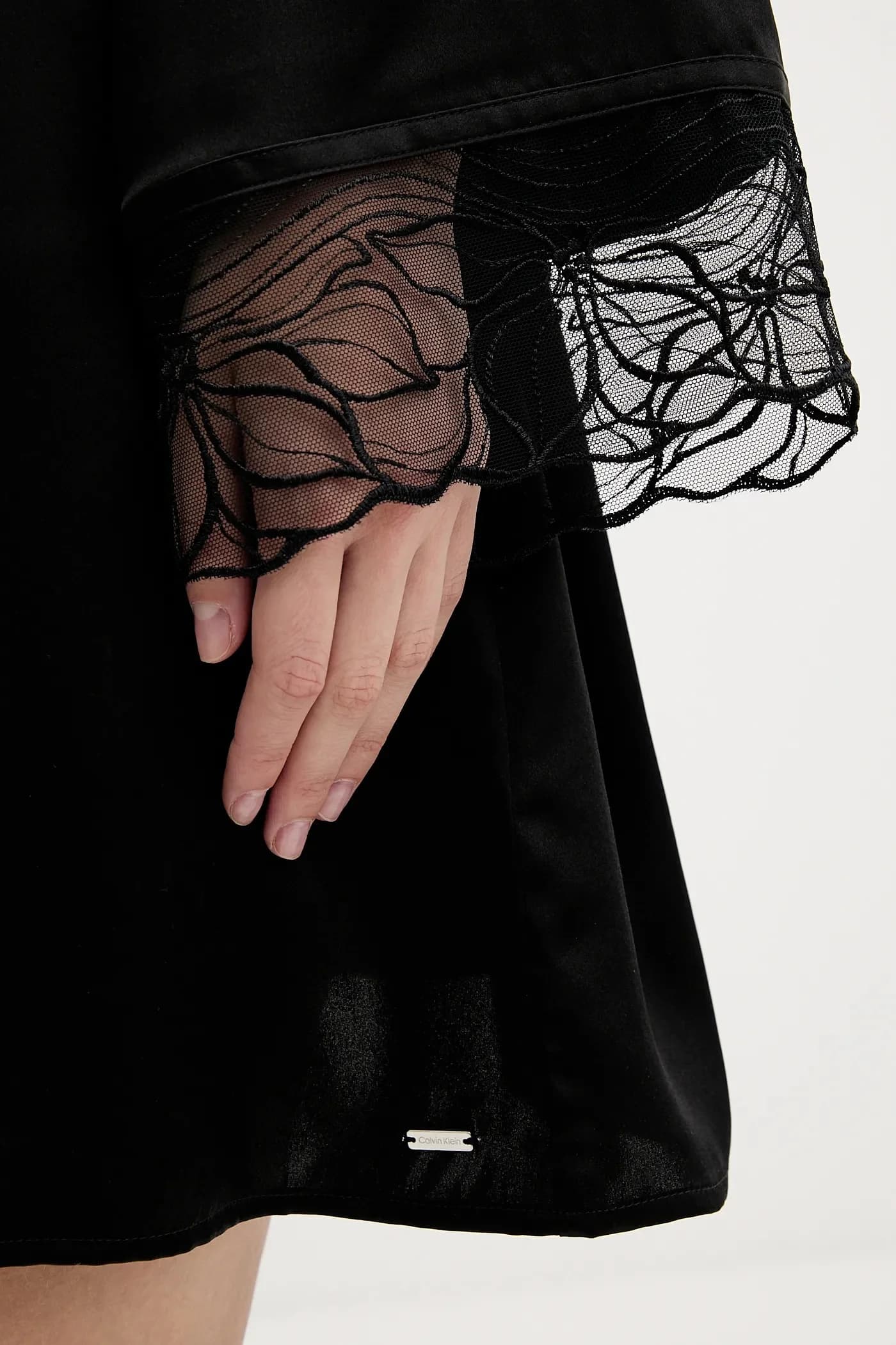 Шелковый халат - фото 5