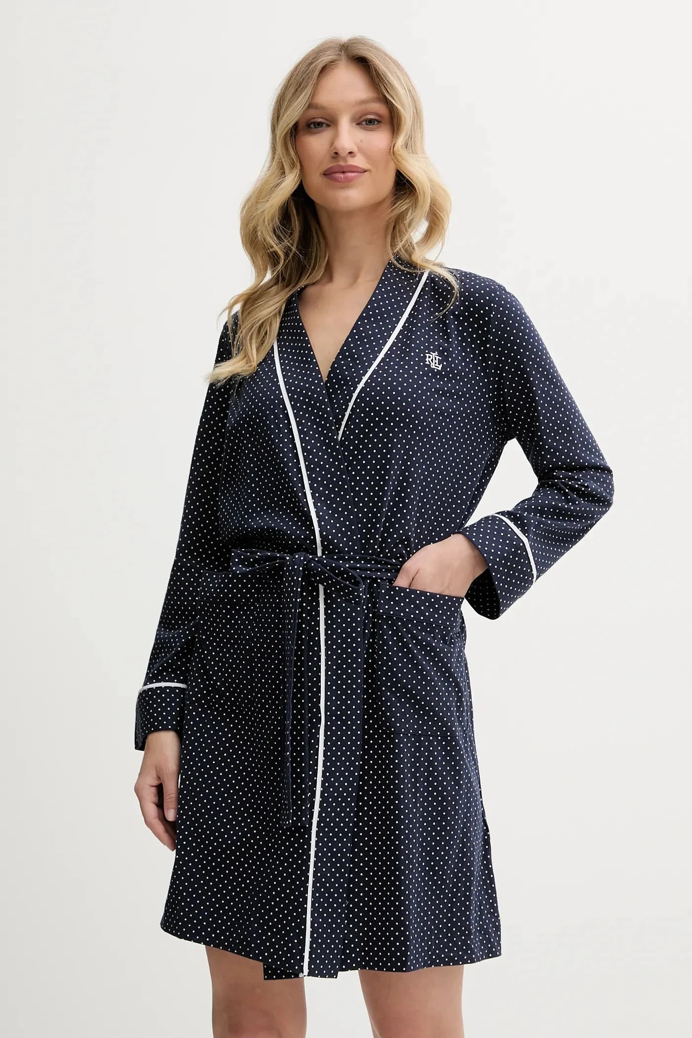 Хлопковый халат Lauren Ralph Lauren