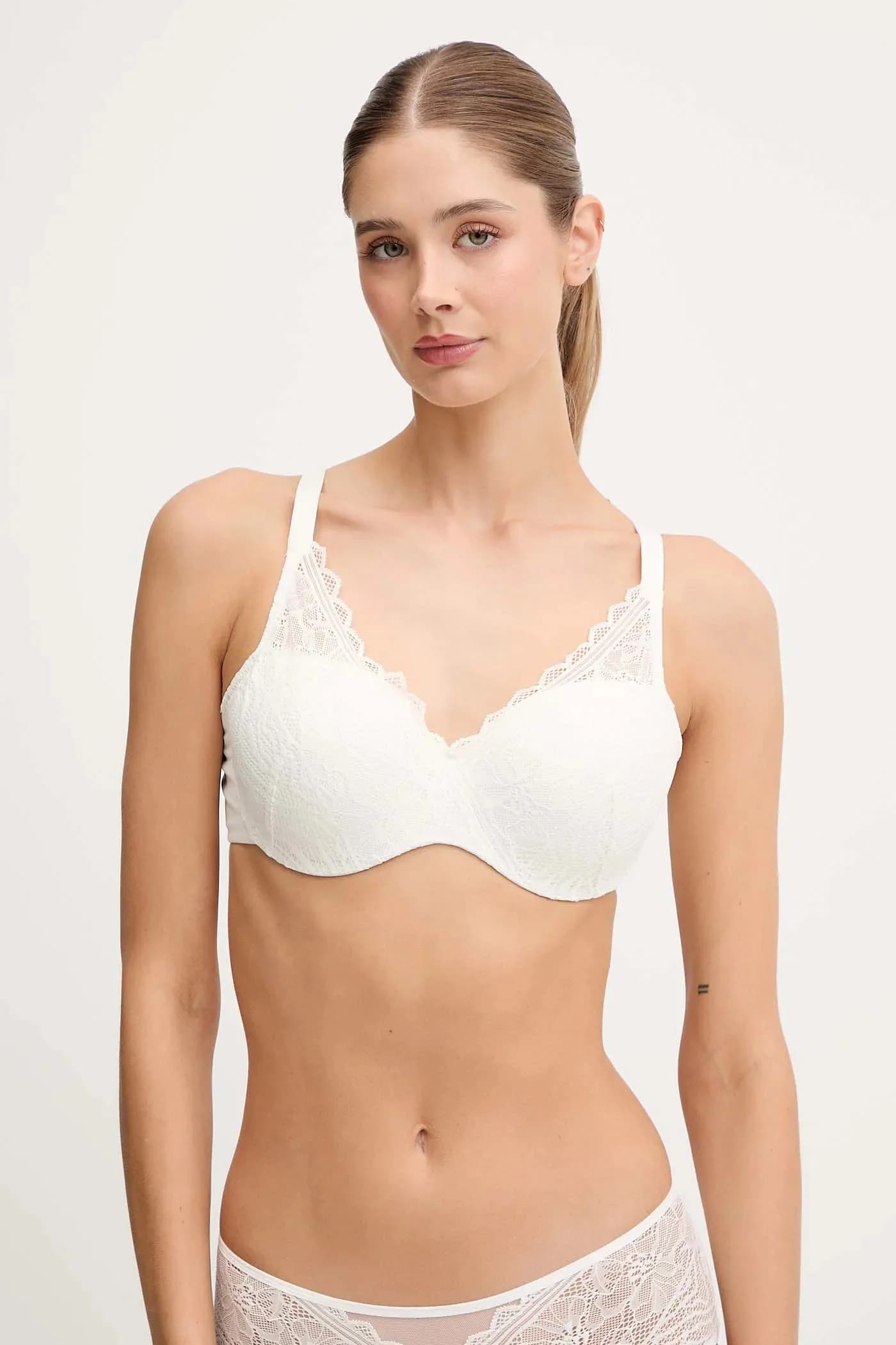 бюстгальтер с цветочным принтом