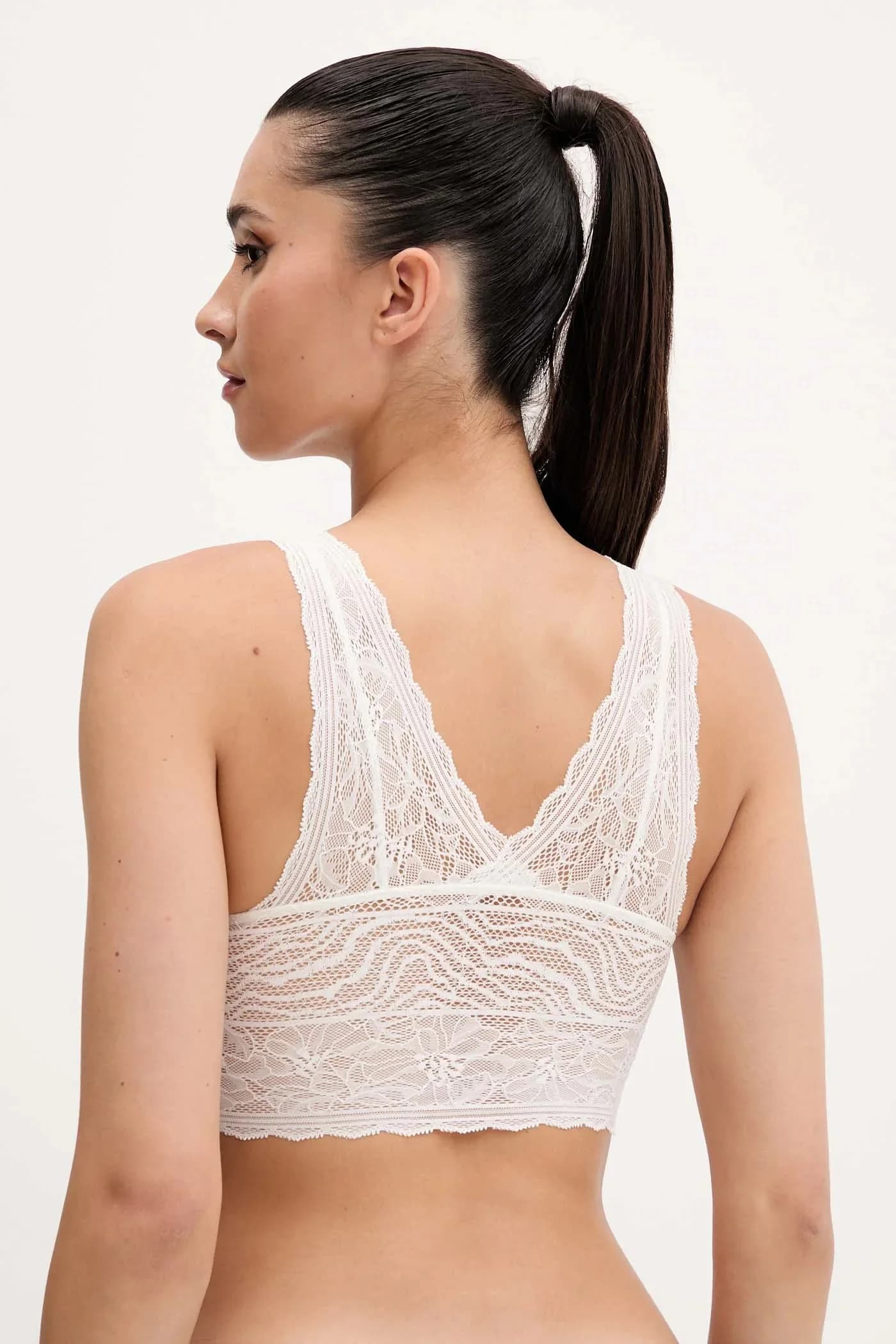 бюстгальтер с цветочным принтом - фото 3