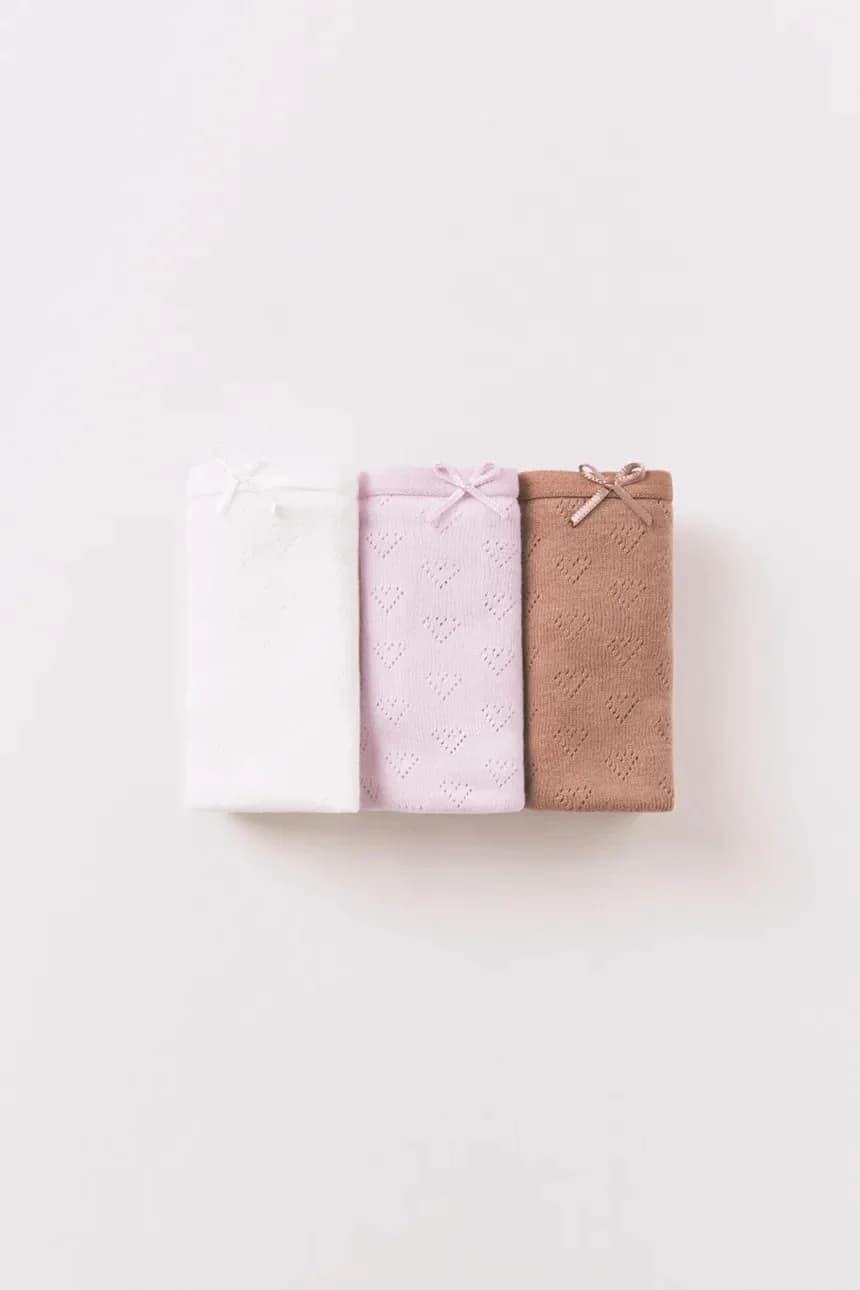 Хлопковые трусы, 3 шт.