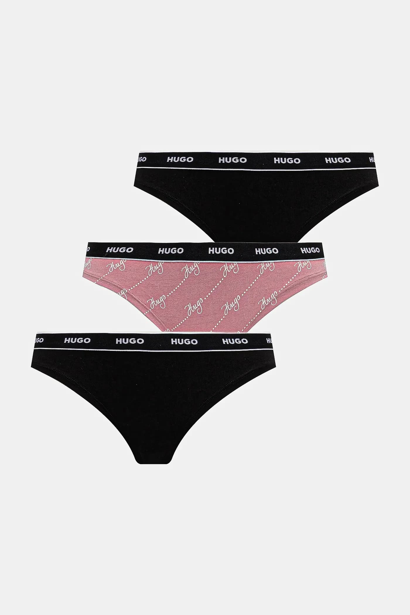 Хлопковые стринги, 3 пары ТРОЙНЫХ СТРИНГ DESIGN