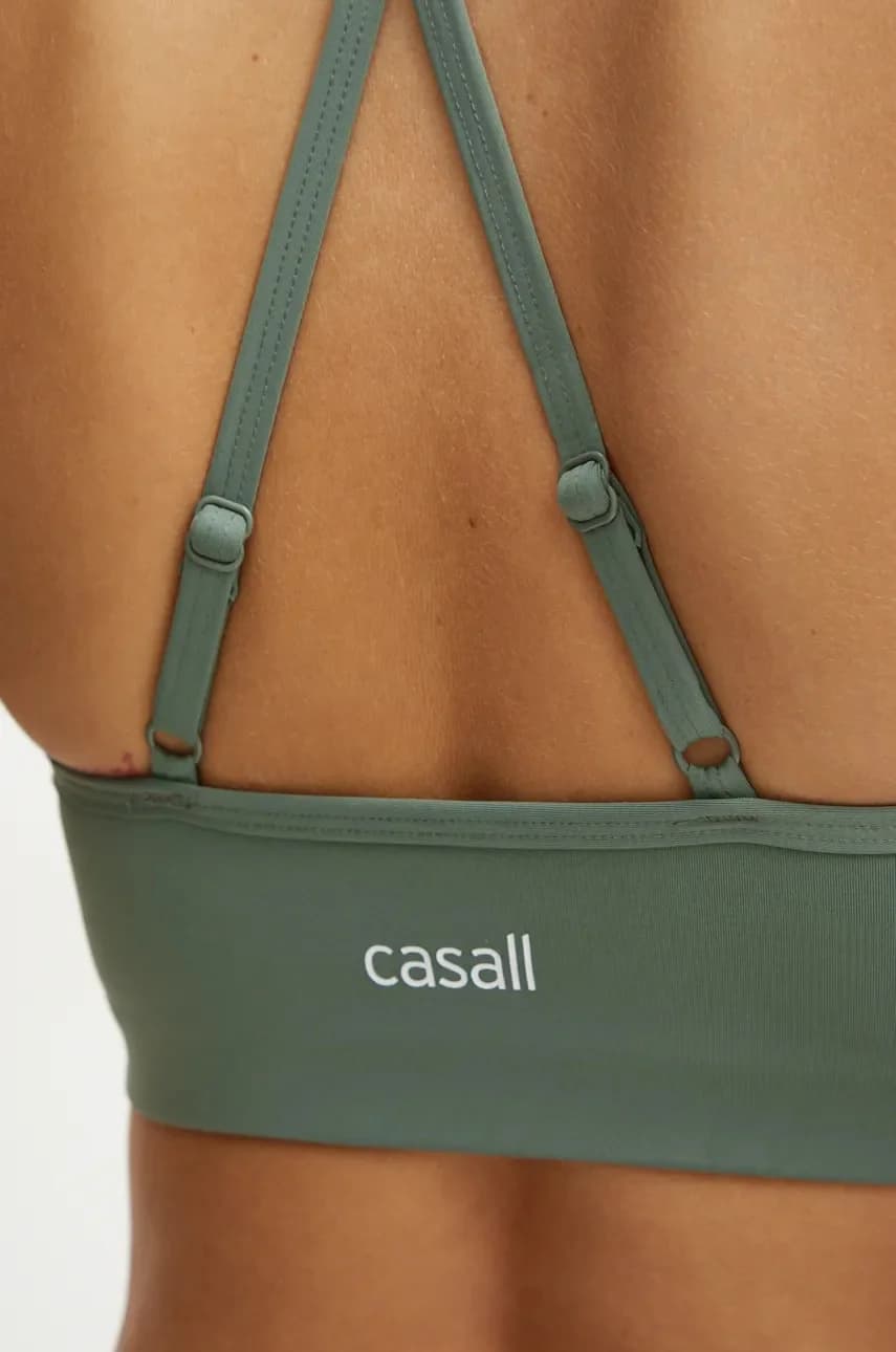 Изящный бюстгальтер для йоги с бретелями - фото 5