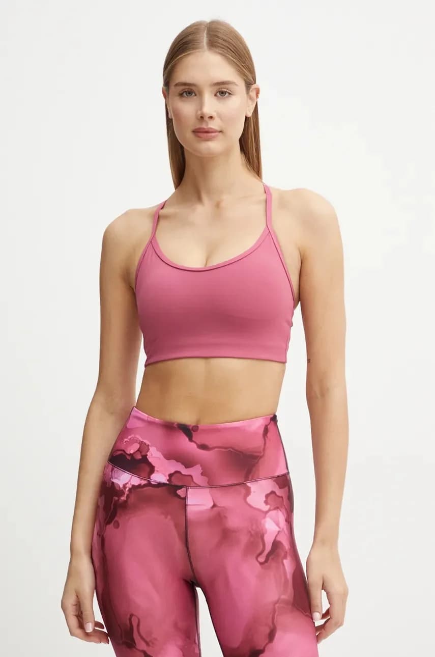 Изящный бюстгальтер для йоги с бретелями - фото 4