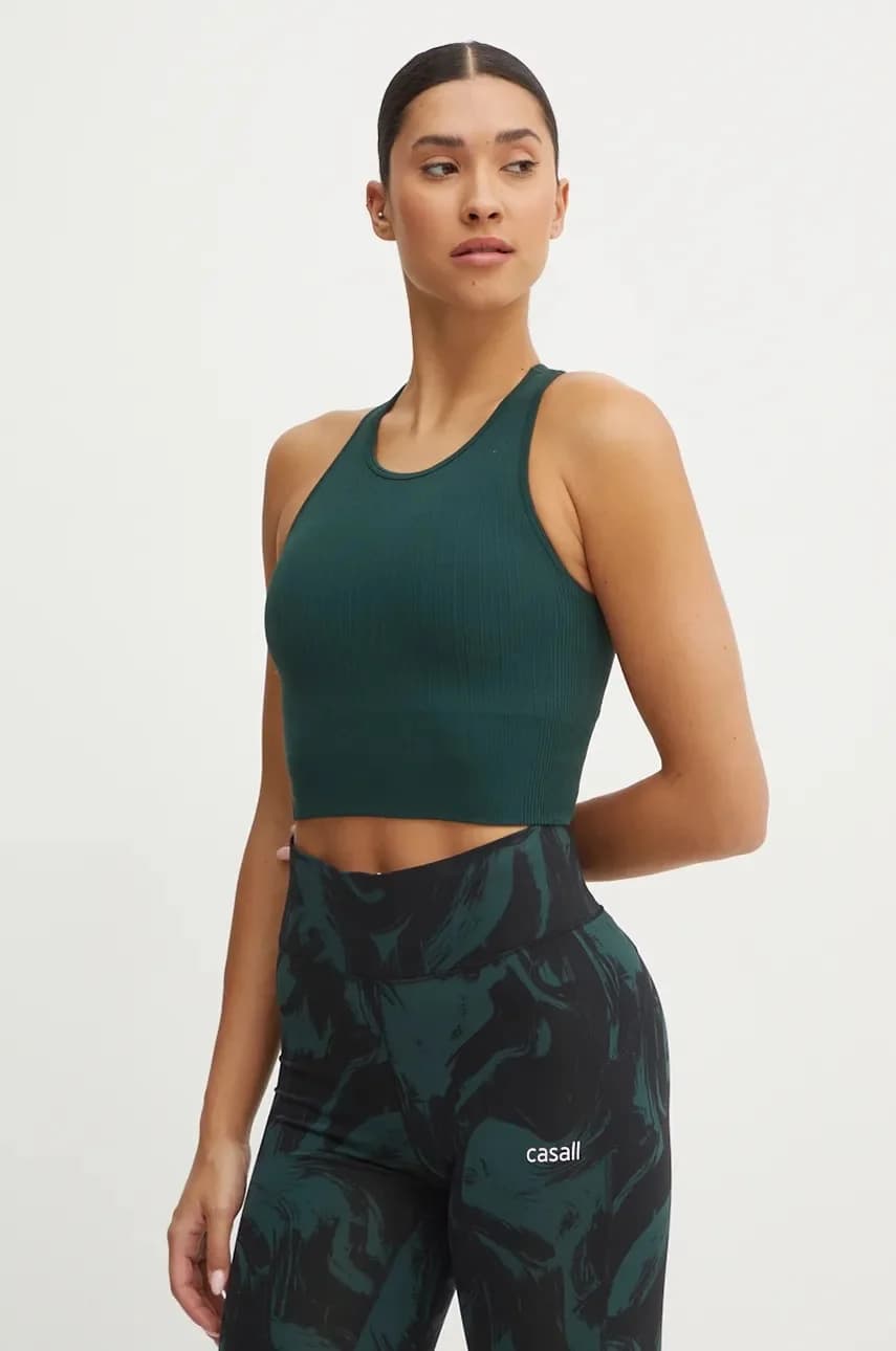 Бюстгальтер для йоги с несколькими рубчиками