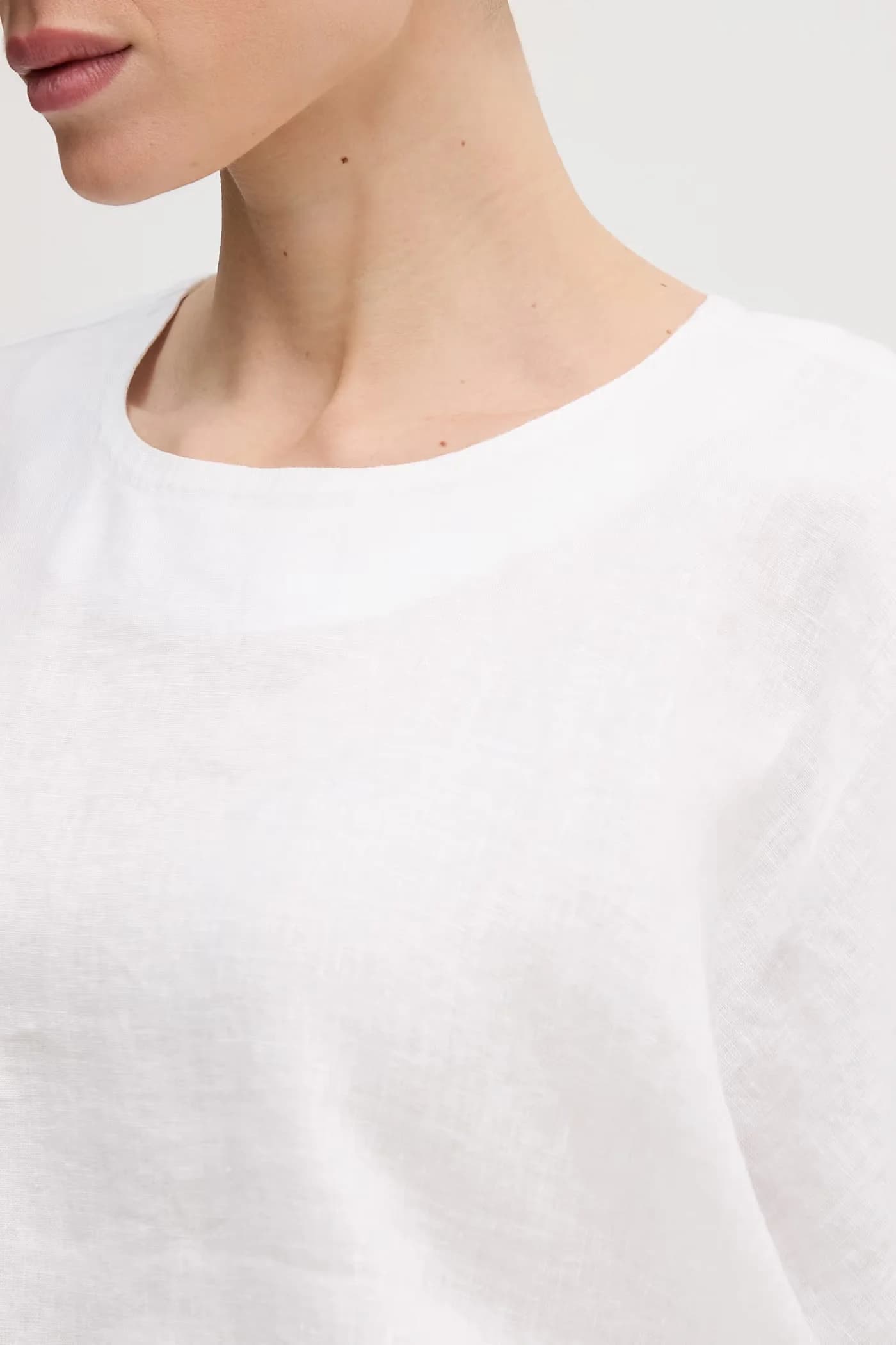 Женская льняная блузка - фото 5