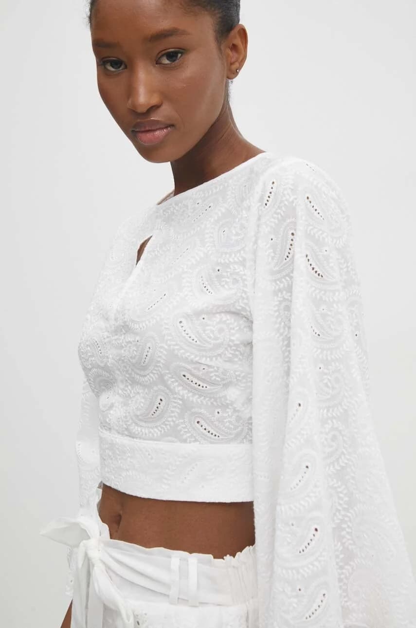 Хлопковая блузка - фото 4