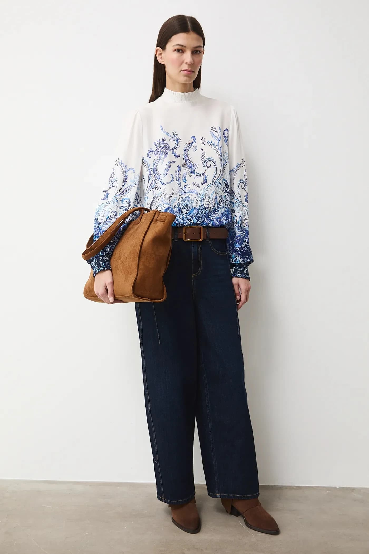 Женская вискозная блузка - фото 2