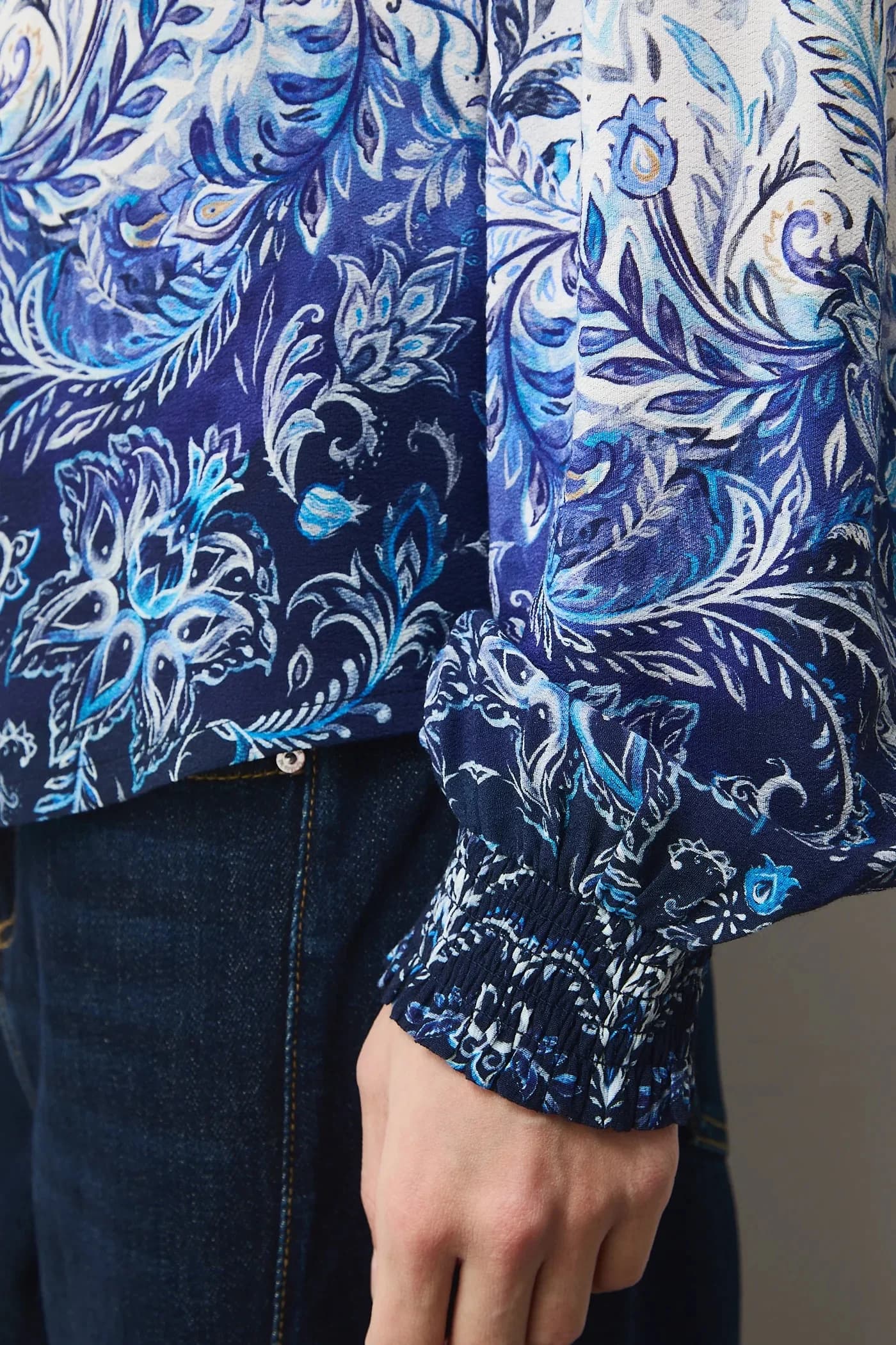 Женская вискозная блузка - фото 6