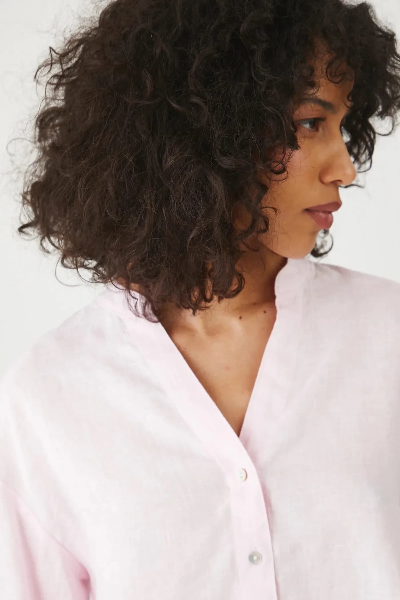 Льняная блузка - фото 4