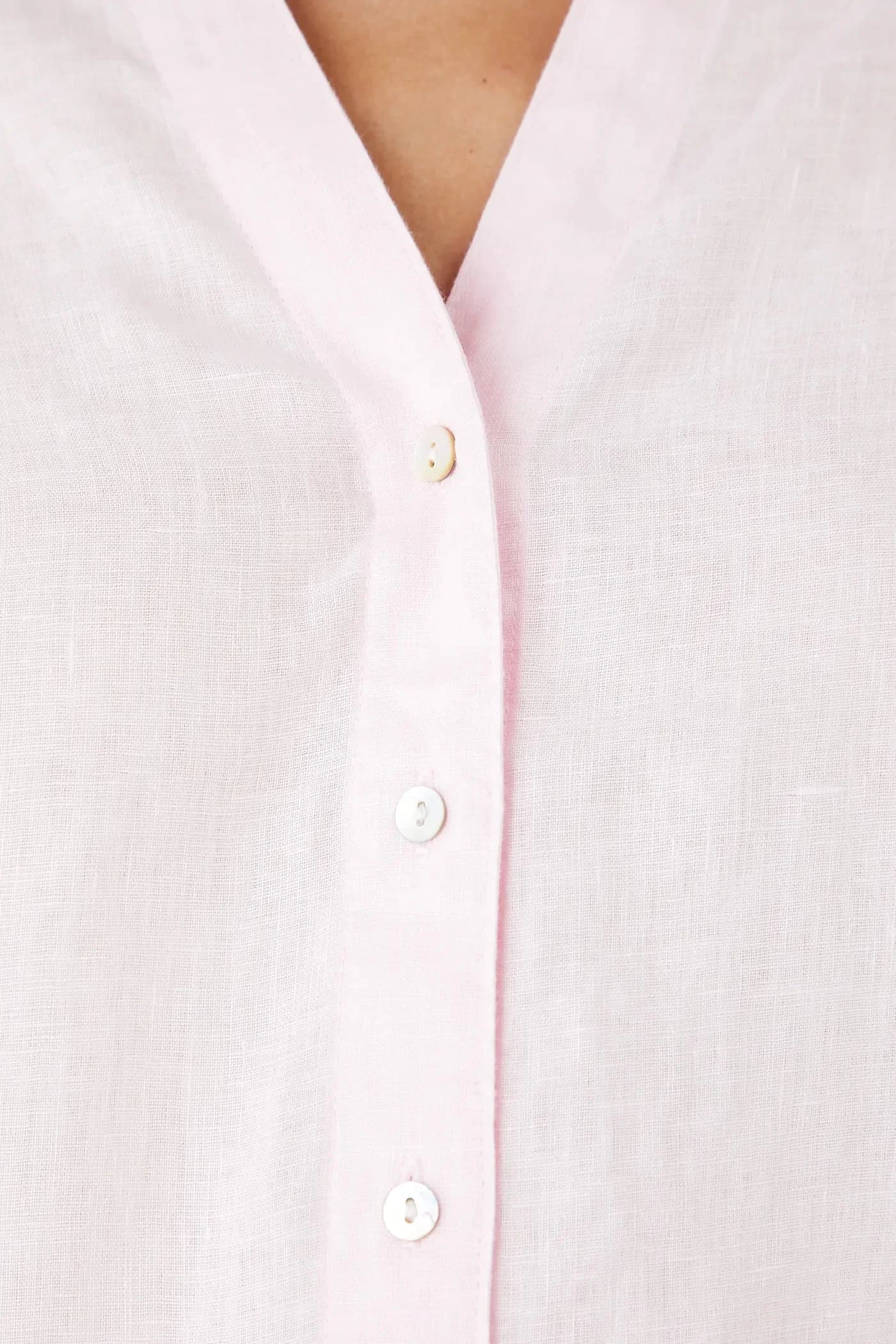 Льняная блузка - фото 5