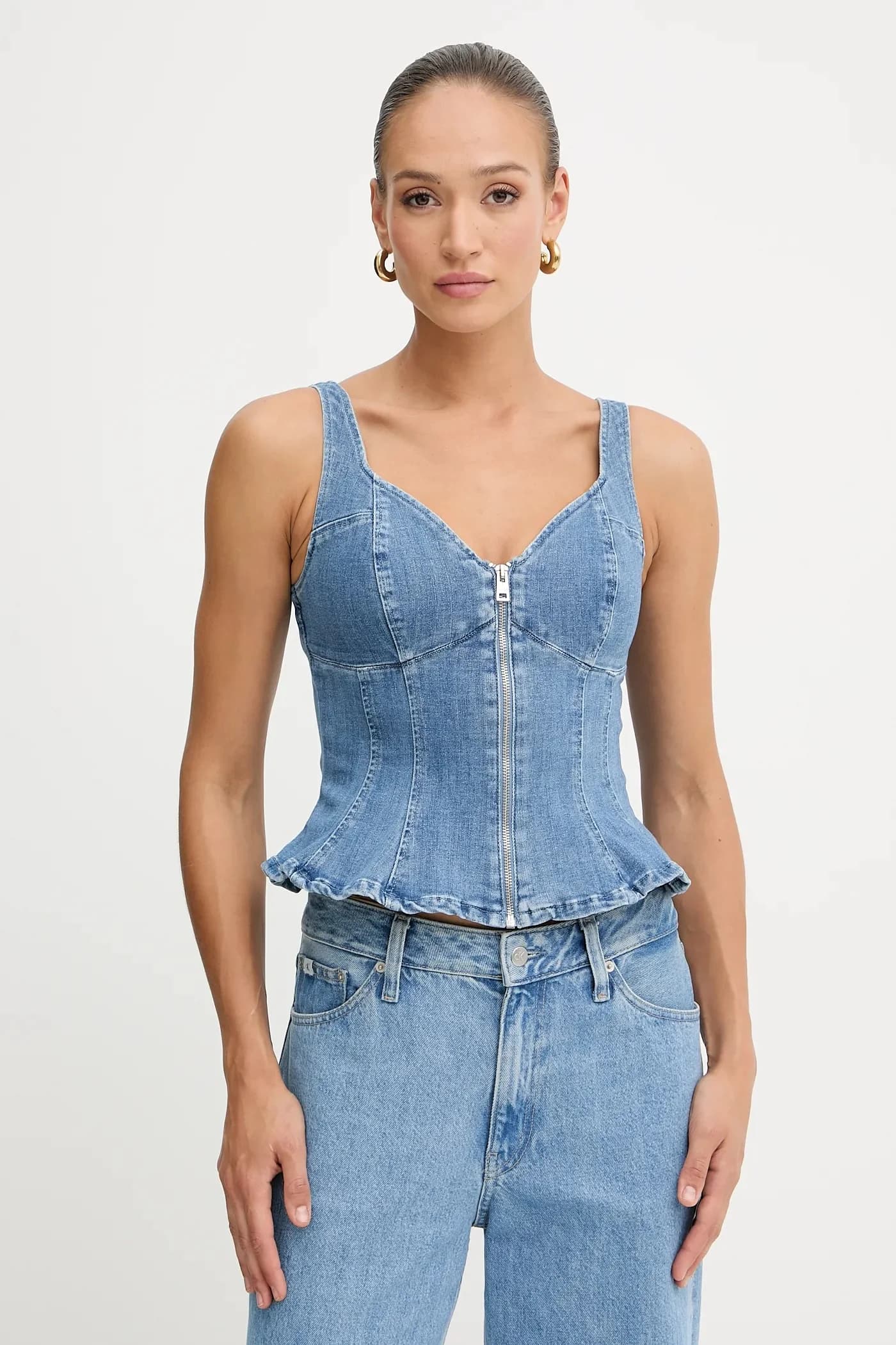 Джинсовый топ Guess ANIKA