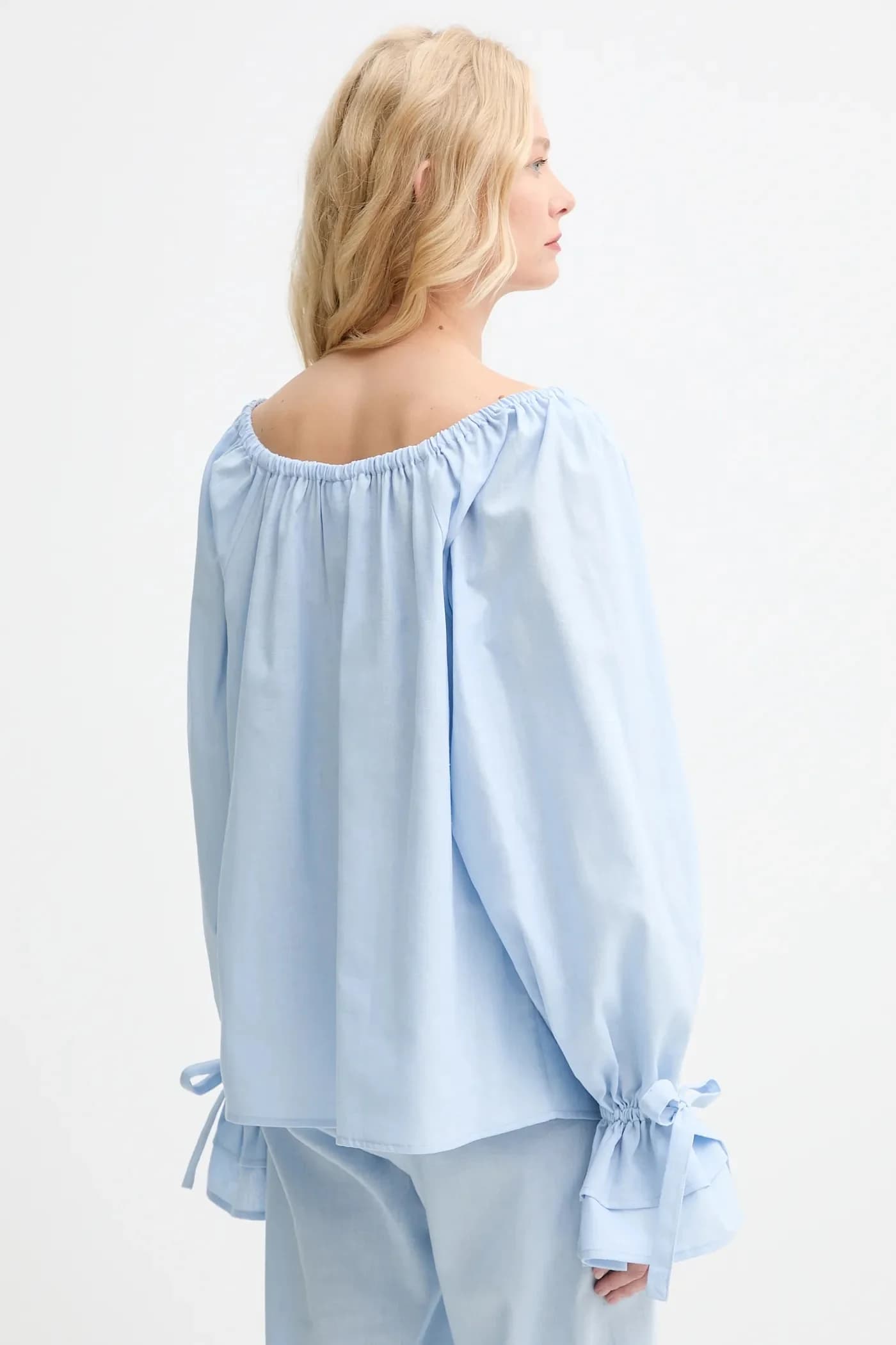 Льняная блузка - фото 3