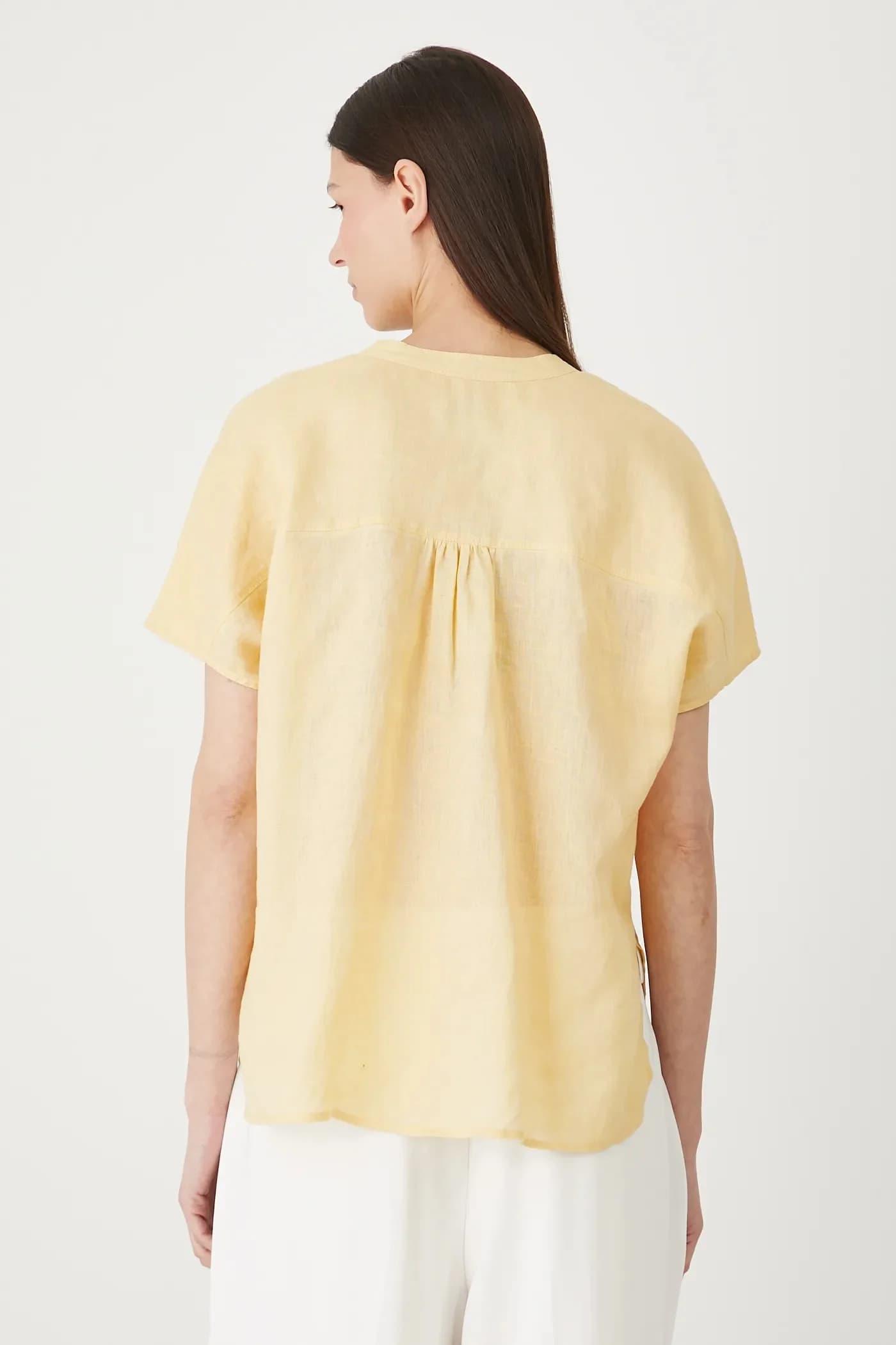 Льняная блузка - фото 2