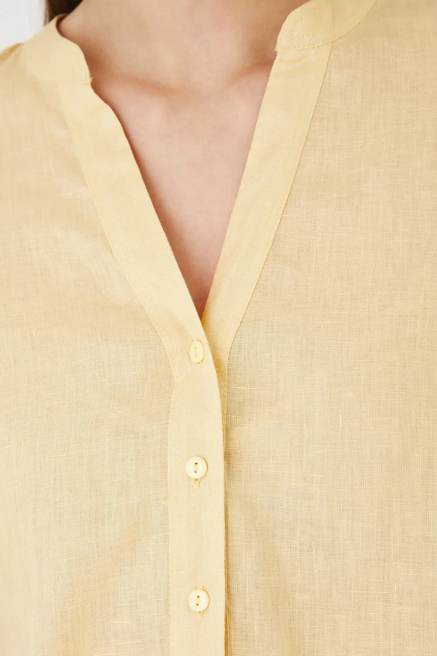 Льняная блузка - фото 5