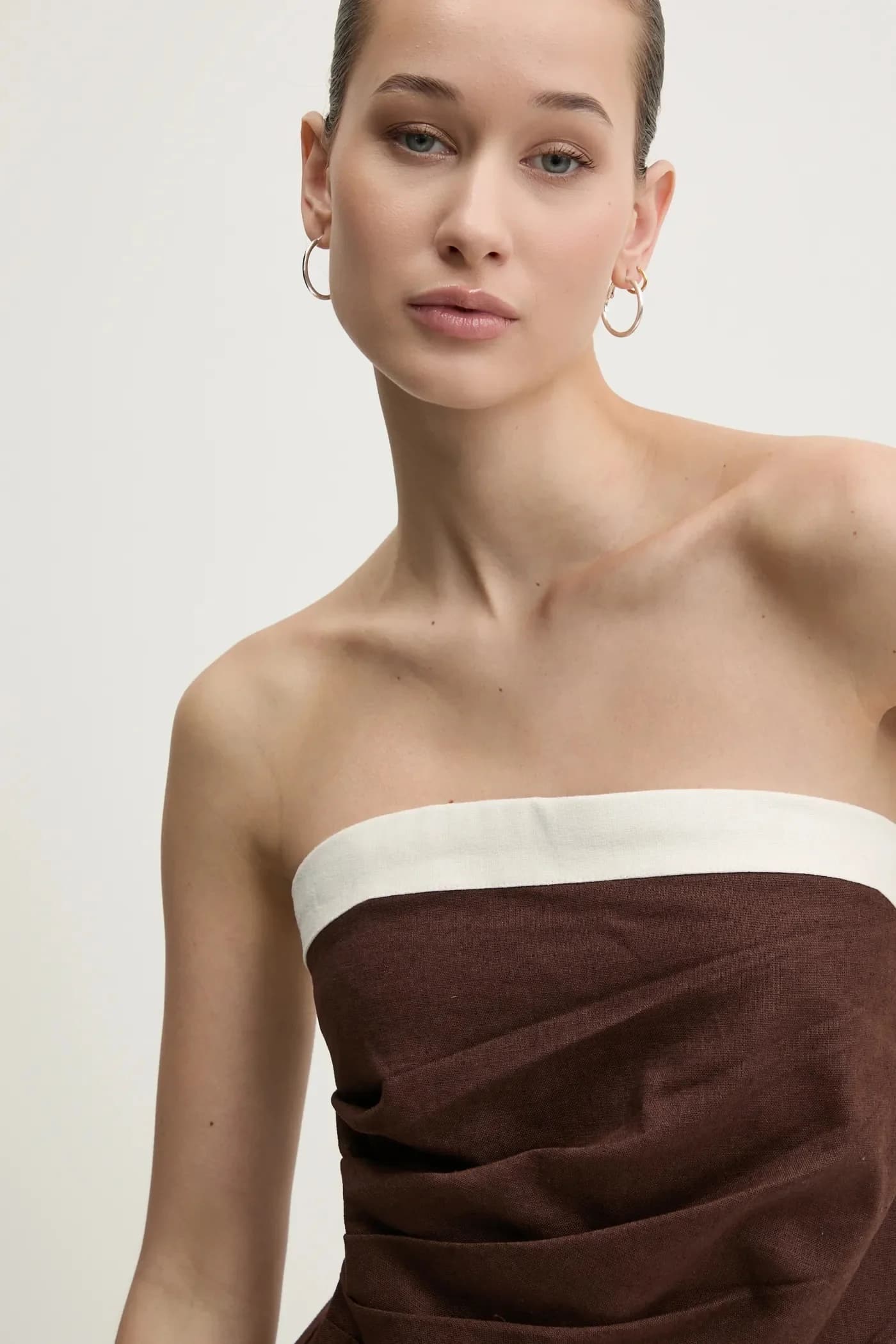 Льняная блузка - фото 4