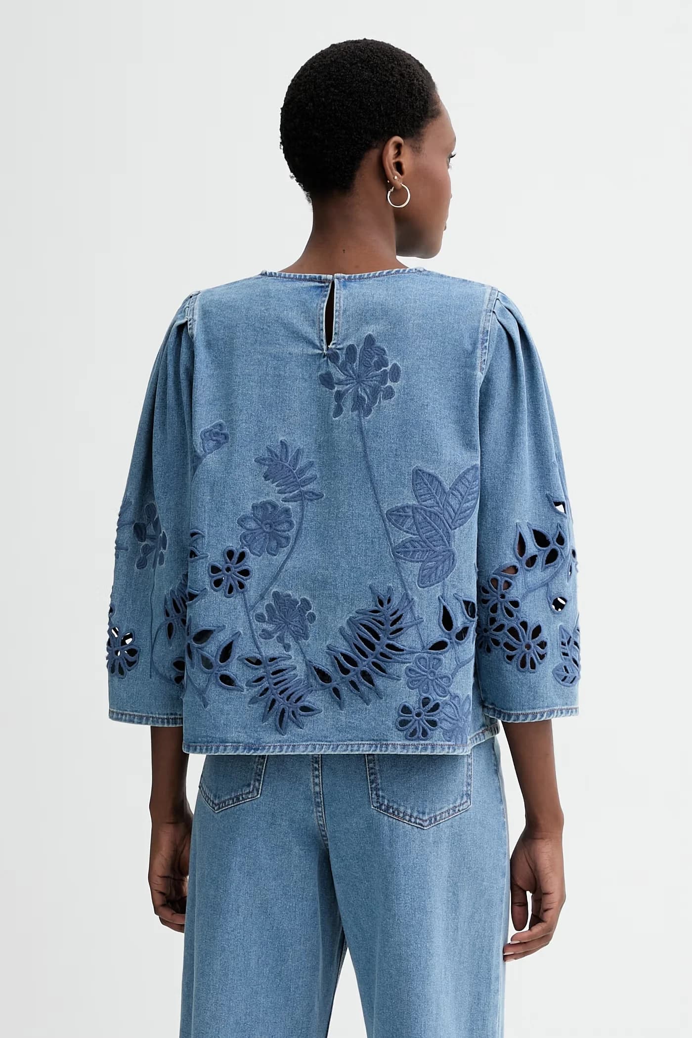 блузка BRAMBLE из хлопка - фото 3