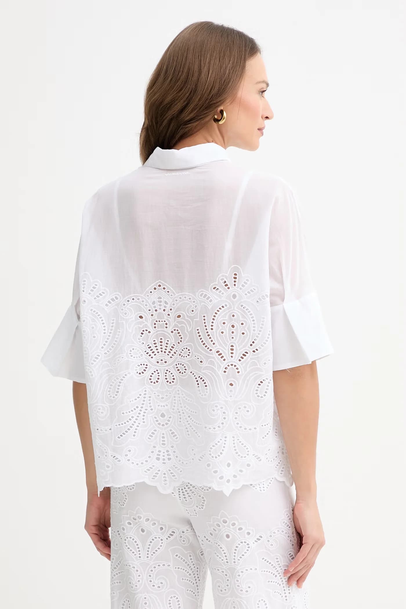 Хлопковая блузка - фото 3