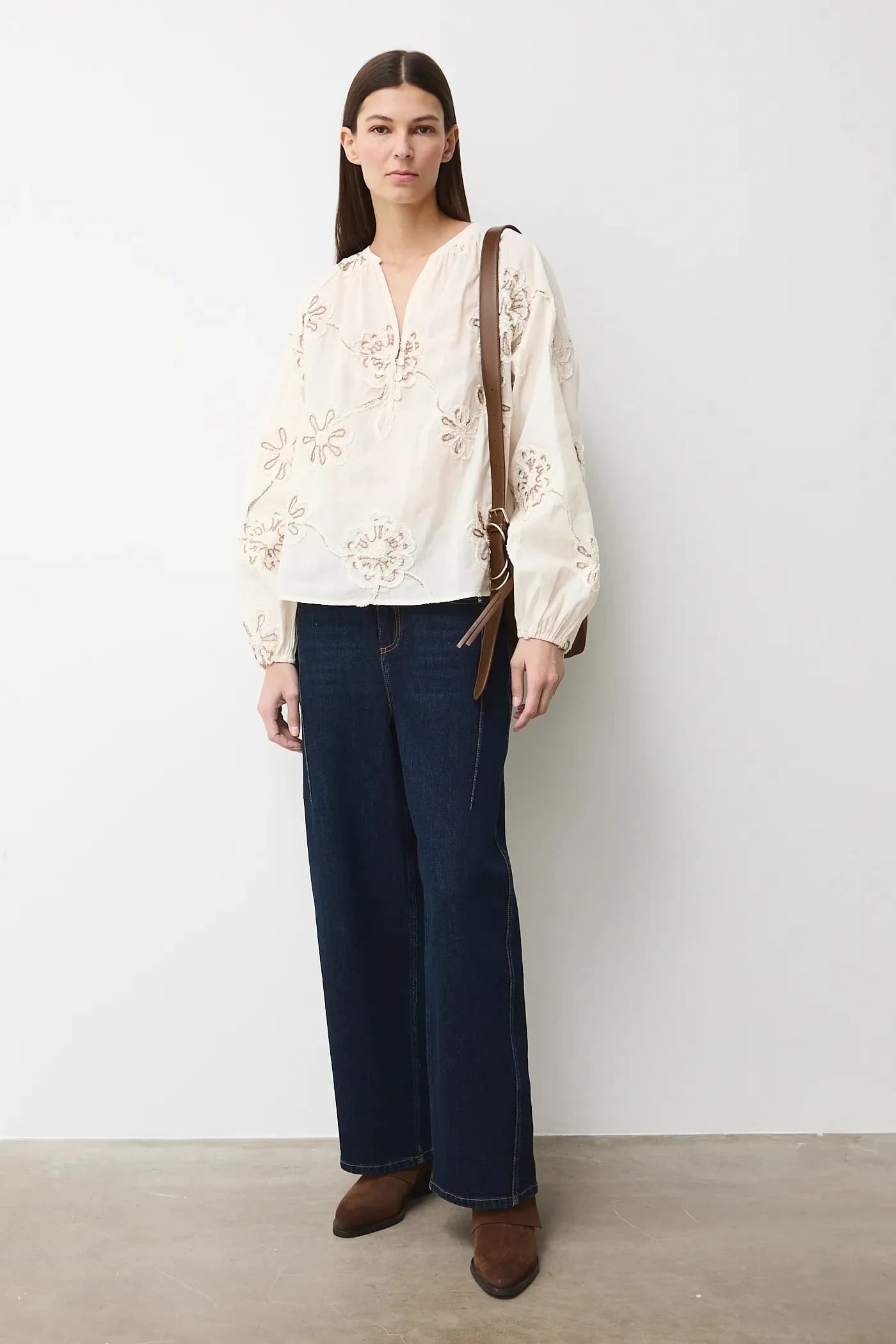 Хлопковая блузка - фото 2