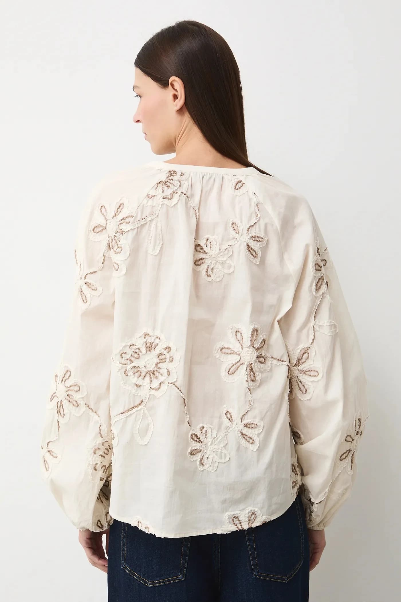 Хлопковая блузка - фото 3