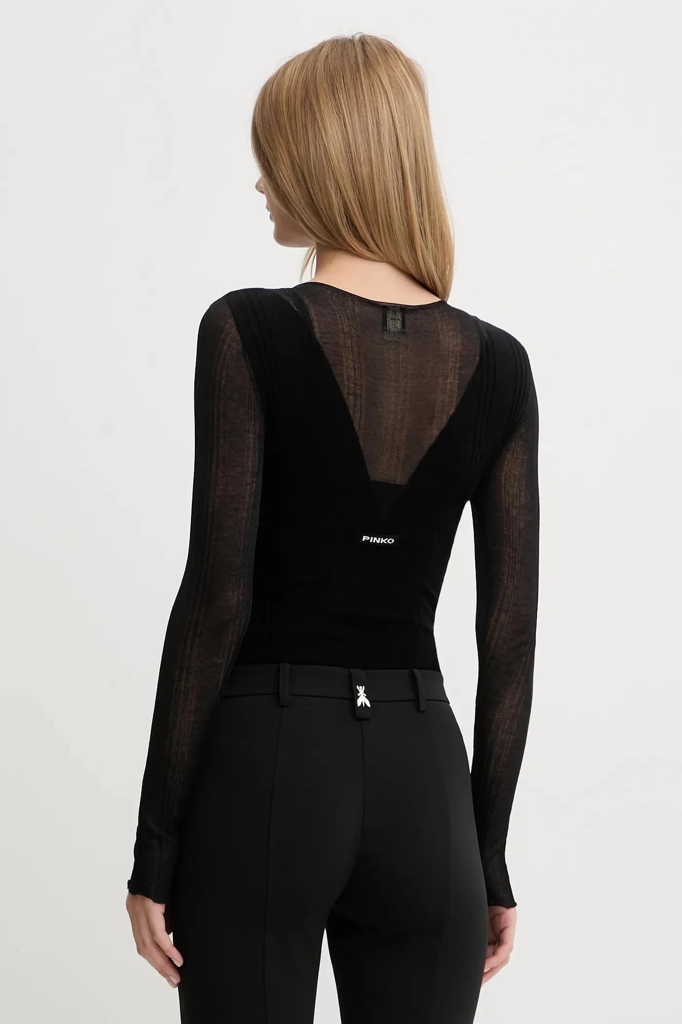 Блузка из смесовой шерсти - фото 3