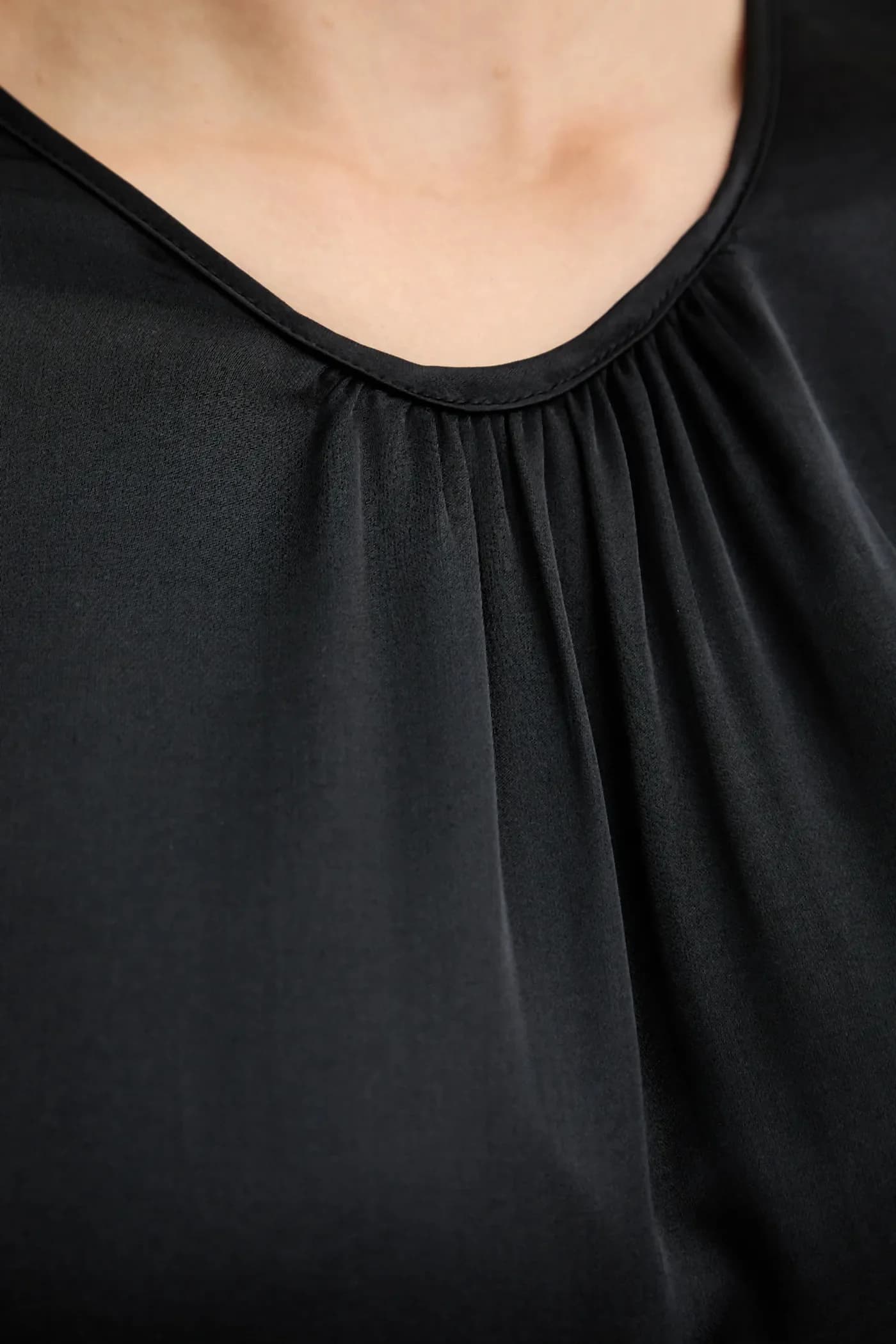 Блуза из смесового шелка - фото 5