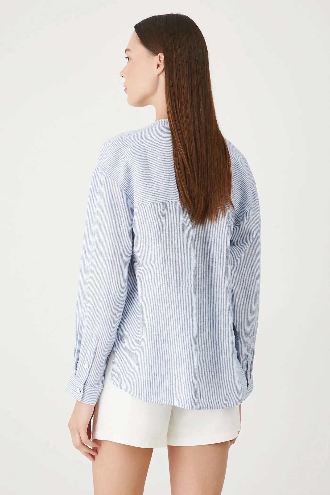 Льняная блузка - фото 3