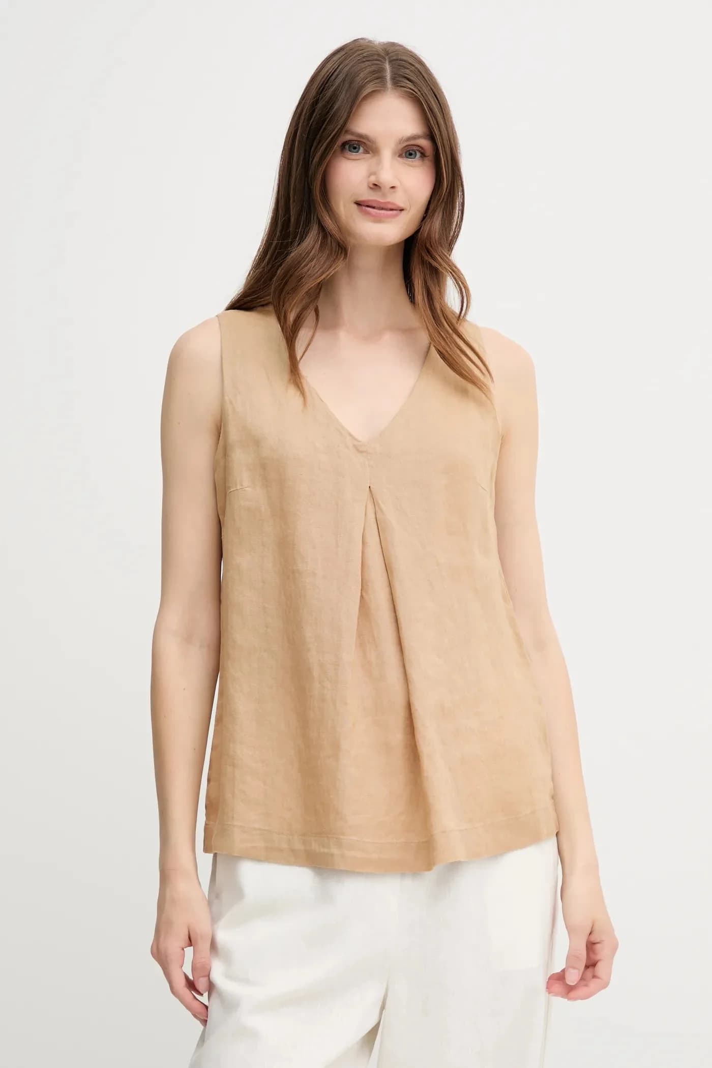 Льняная блузка