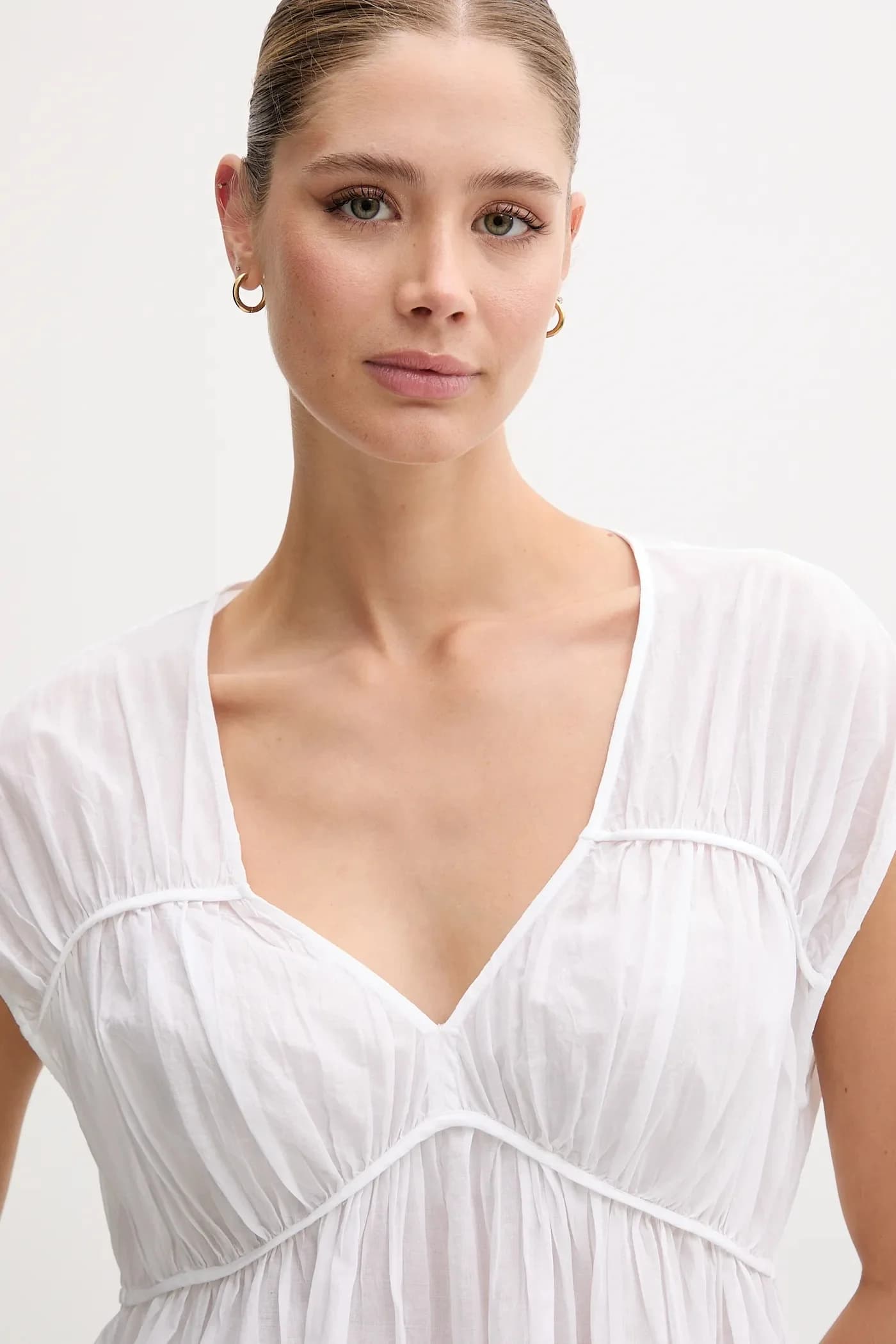 Хлопковая блузка - фото 4