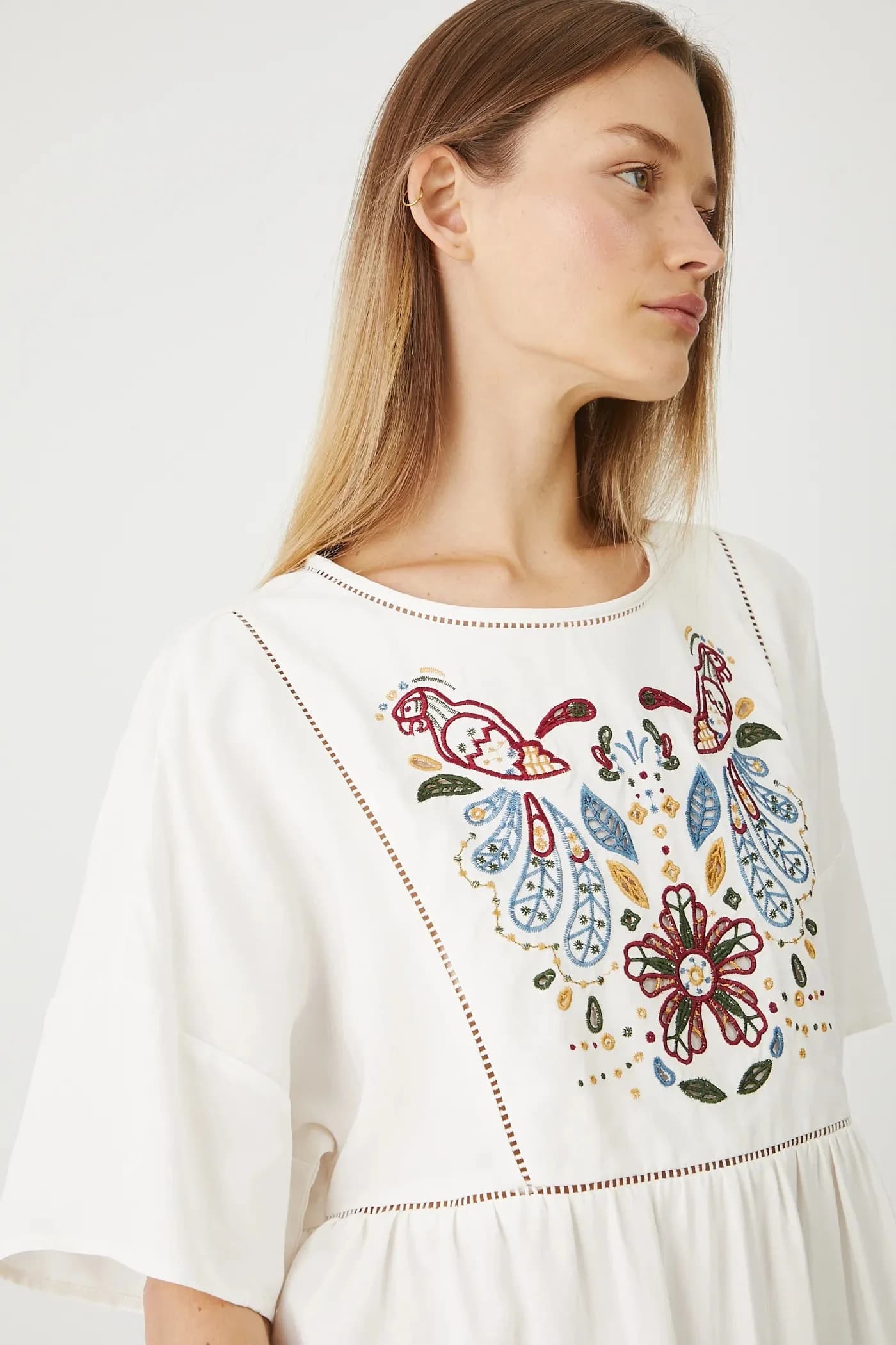 Блузка из льна - фото 4