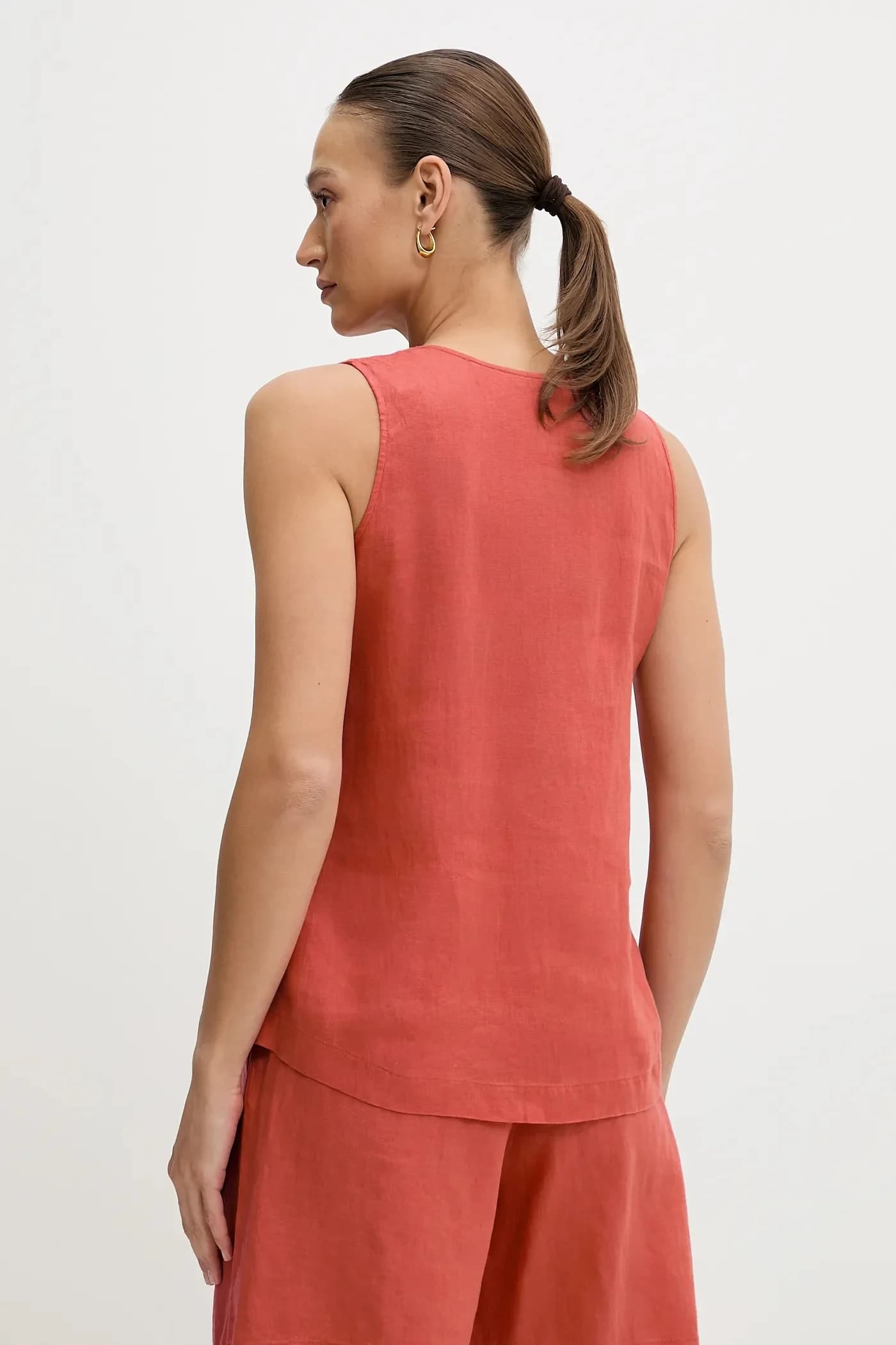 Льняная блузка - фото 3