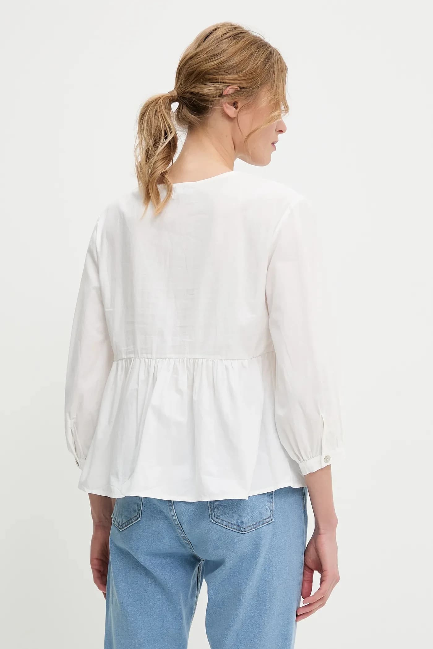 Хлопковая блузка - фото 3